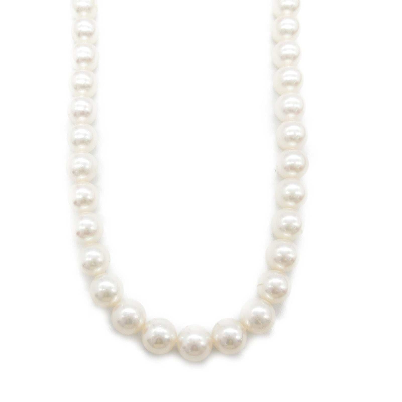 Tasaki Akoya Pearl Silver Necklace