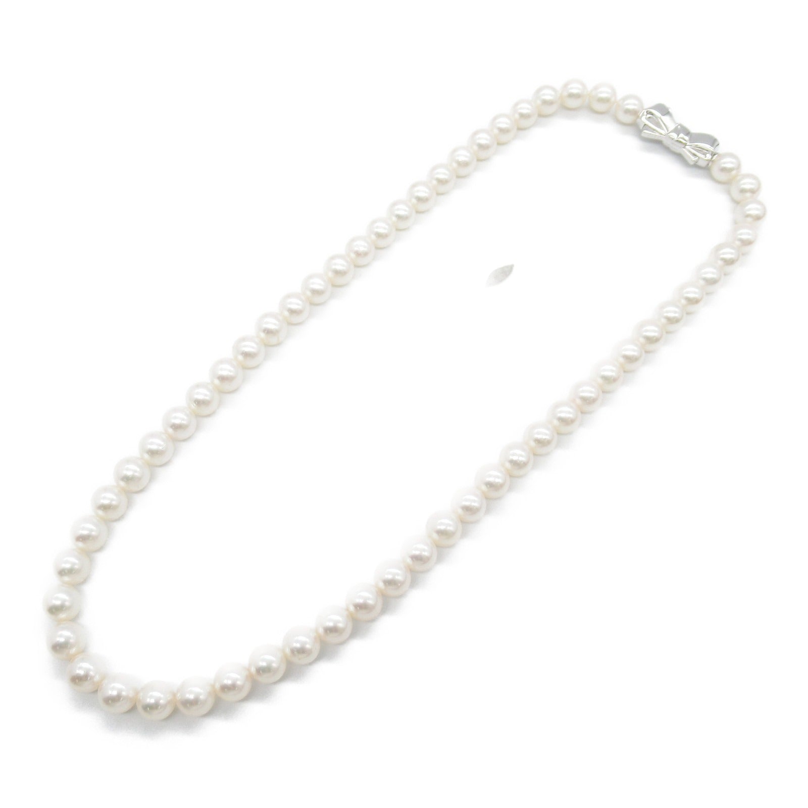 Tasaki Akoya Pearl Silver Necklace