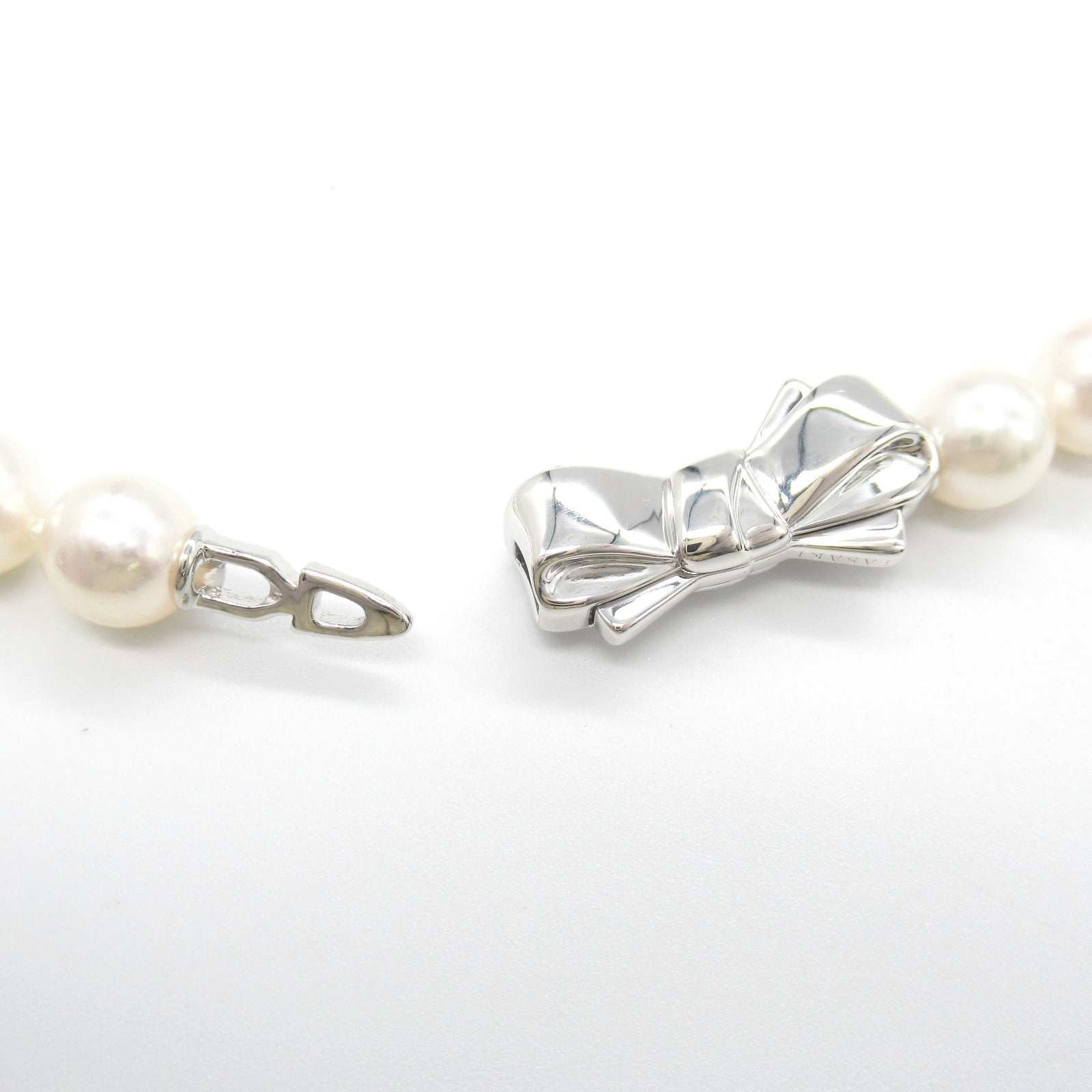 Tasaki Akoya Pearl Silver Necklace