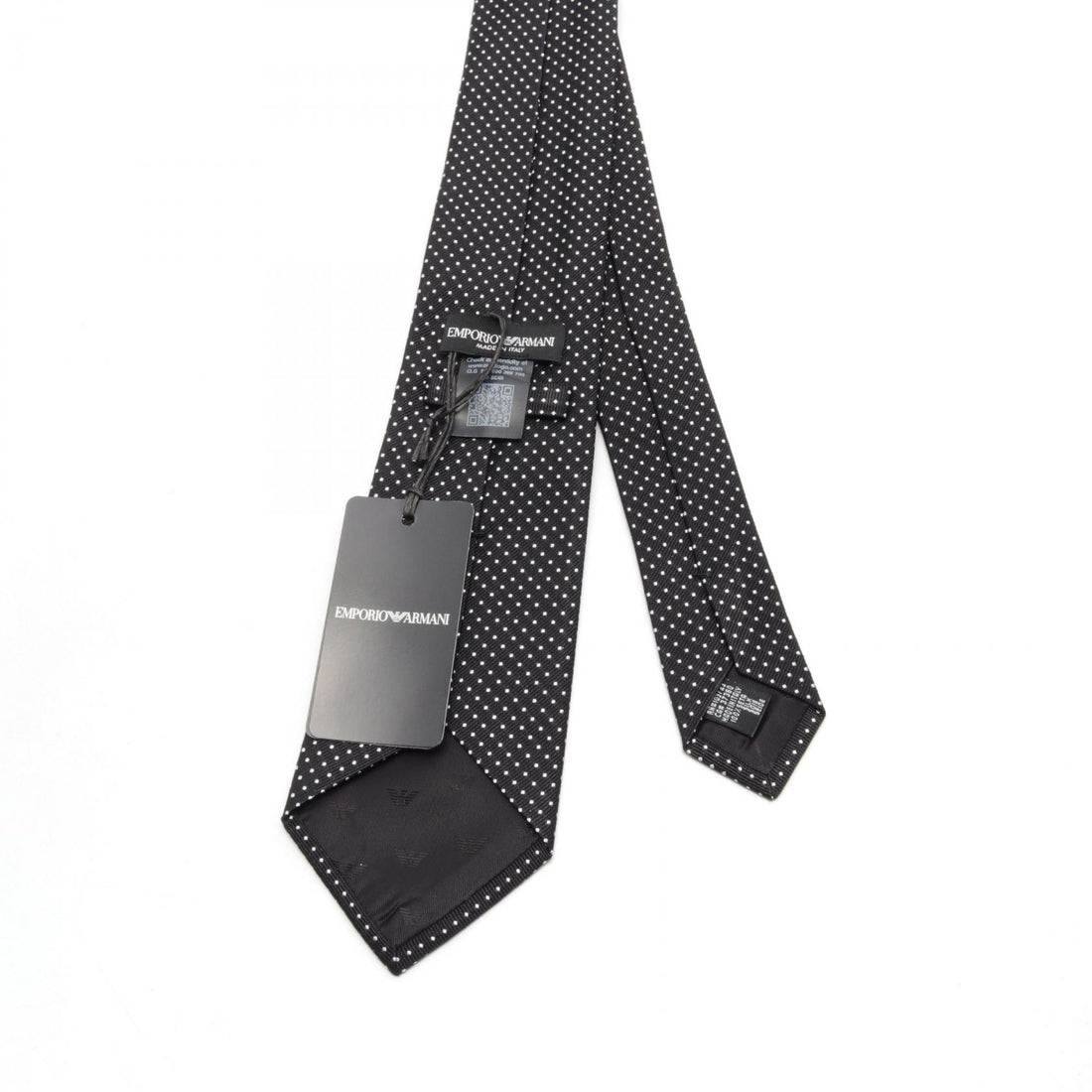 Emporio Armani Silk Tie Black/White