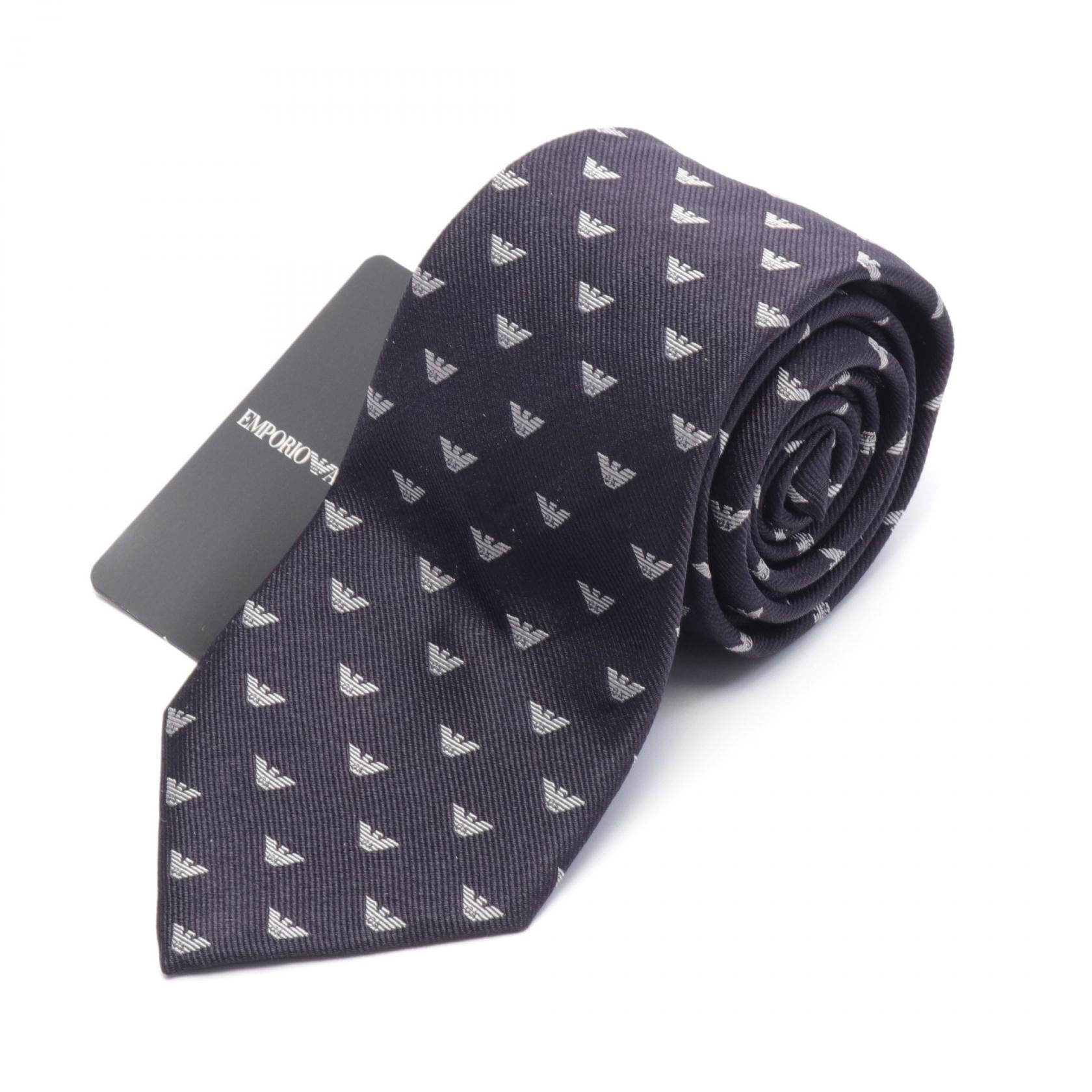 Emporio Armani Silk Tie Navy