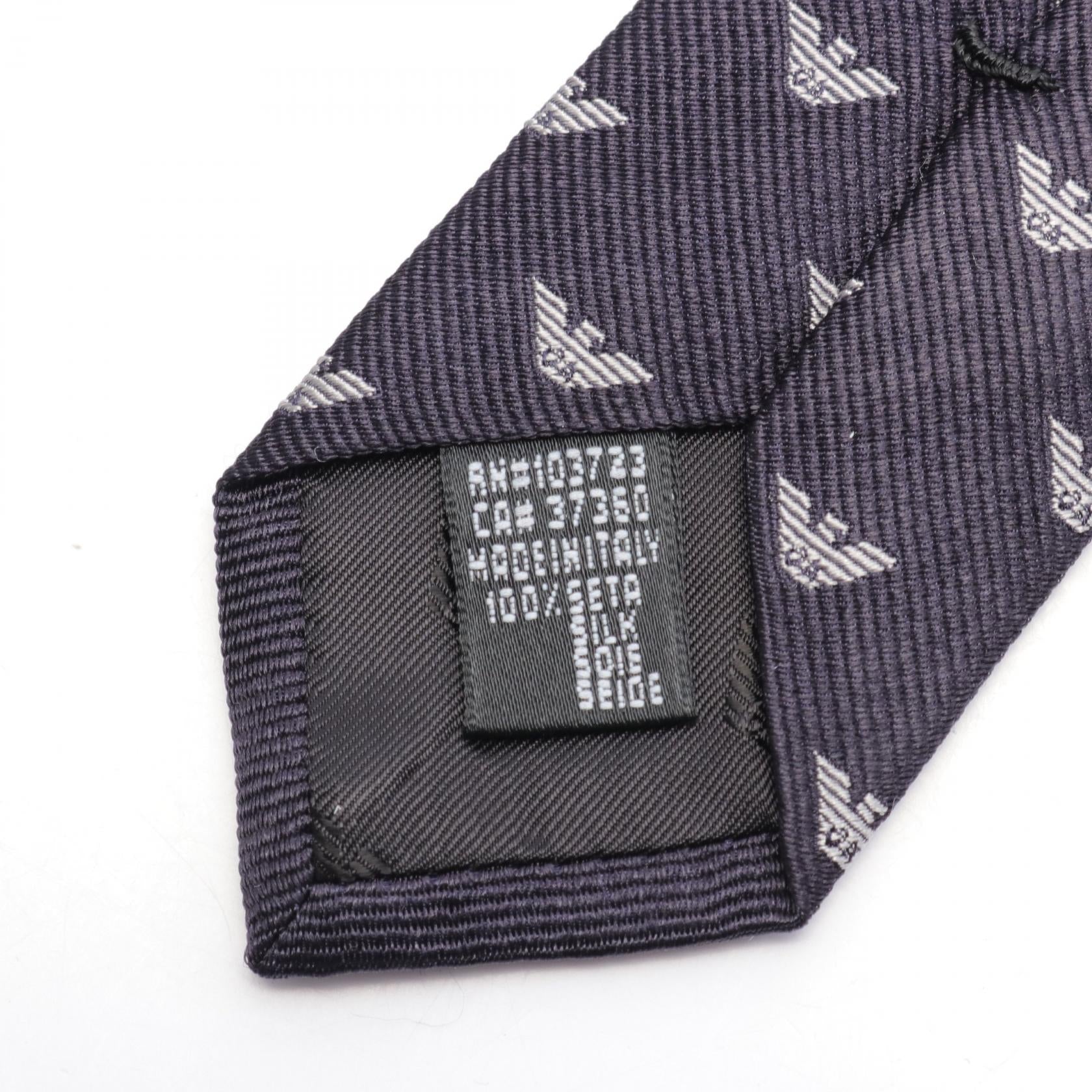 Emporio Armani Silk Tie Navy