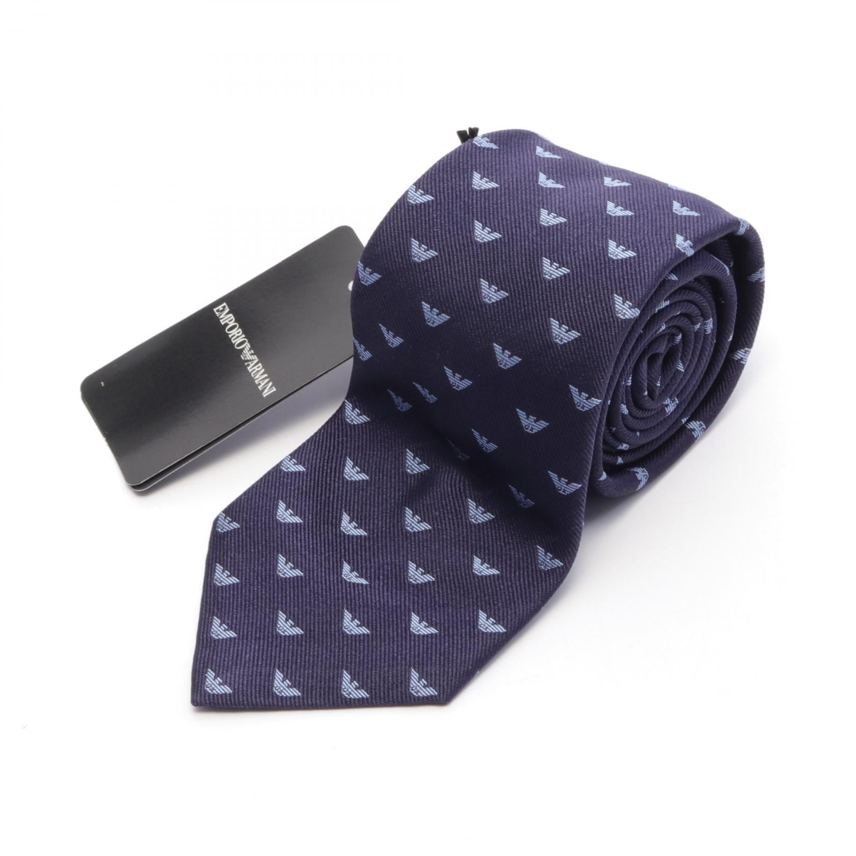 Emporio Armani Silk Tie Navy/Blue