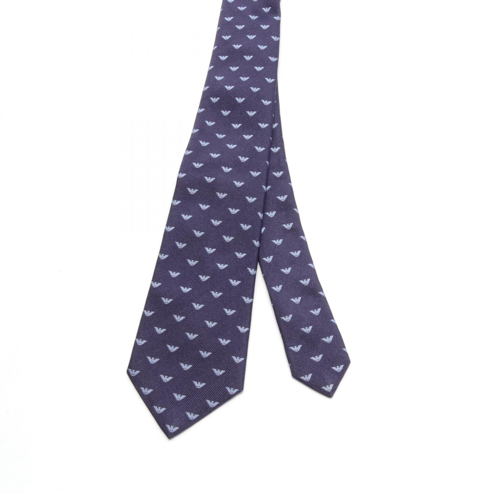 Emporio Armani Silk Tie Navy/Blue