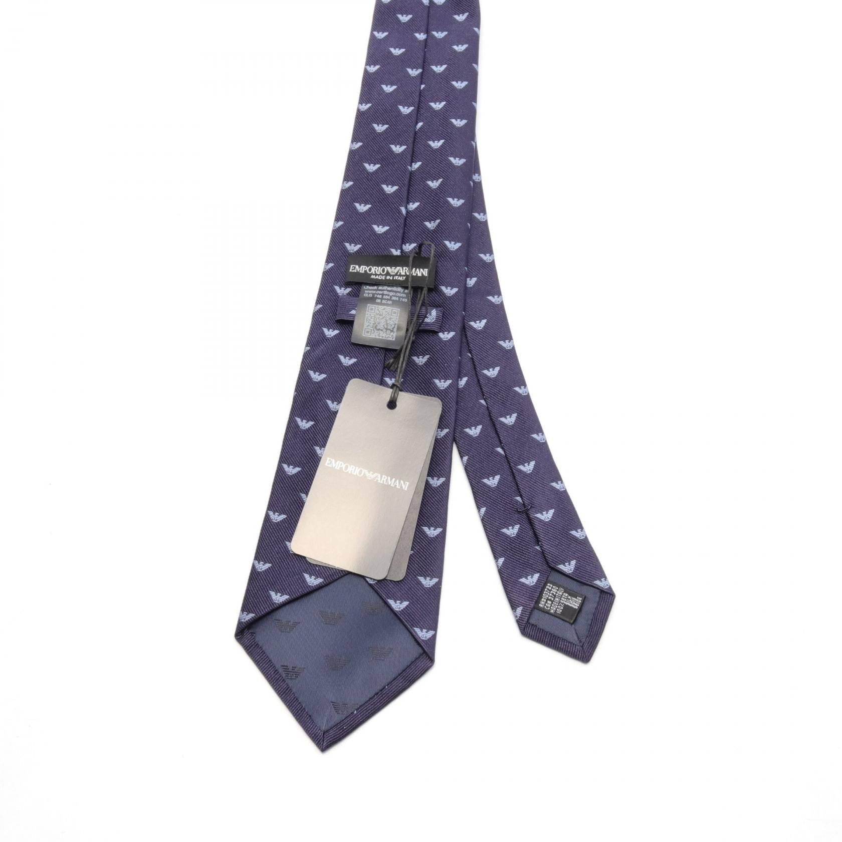 Emporio Armani Silk Tie Navy/Blue