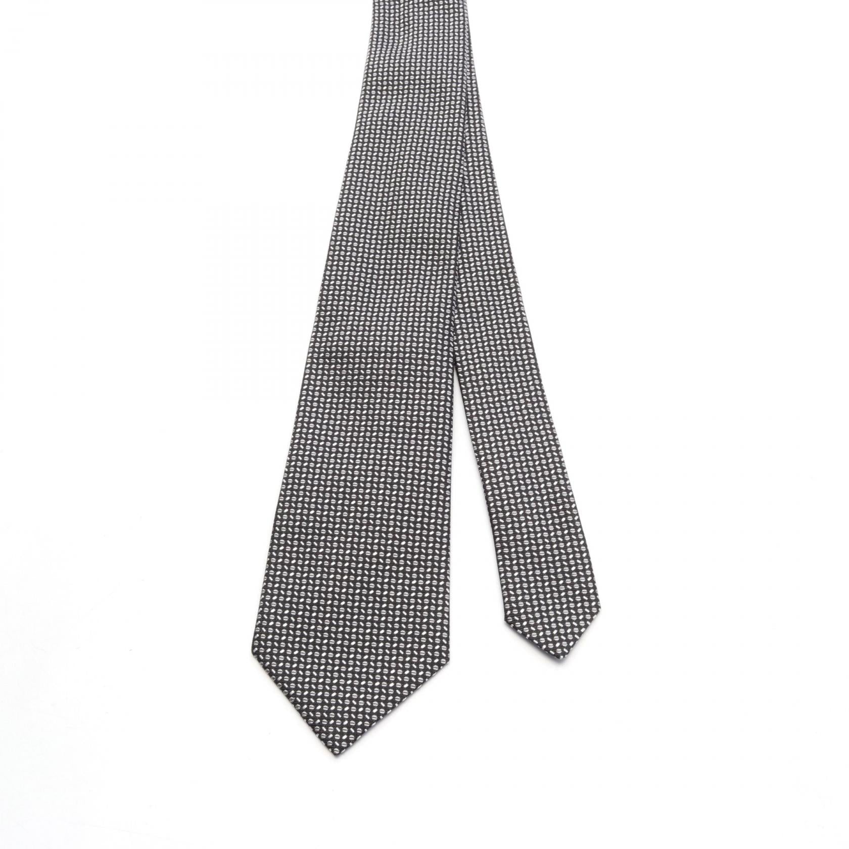 Emporio Armani Silk Tie Black/Gray