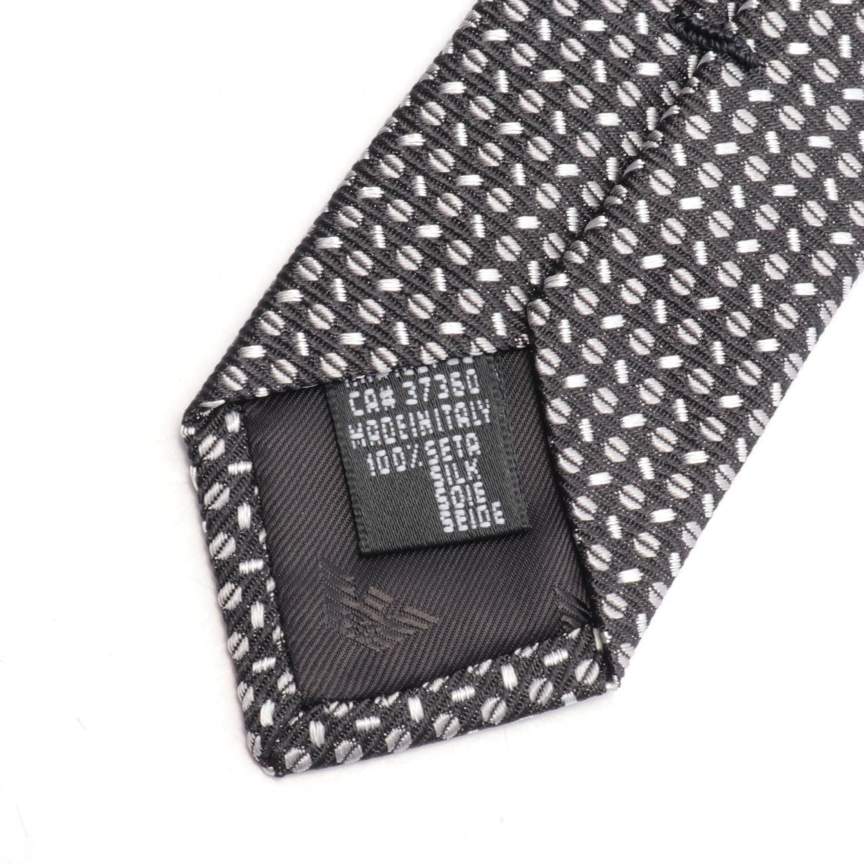 Emporio Armani Silk Tie Black/Gray