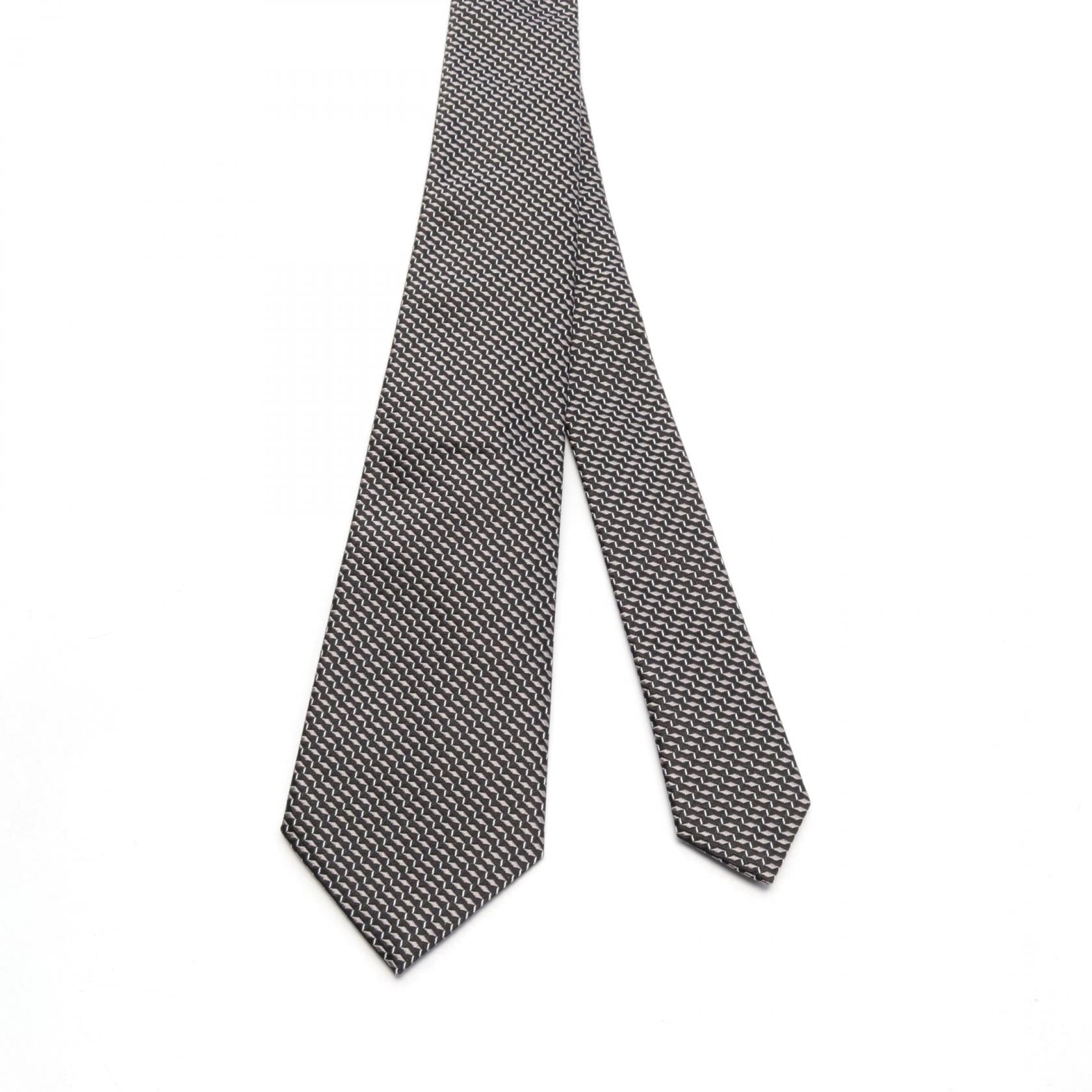 Emporio Armani Silk Tie Gray/Black