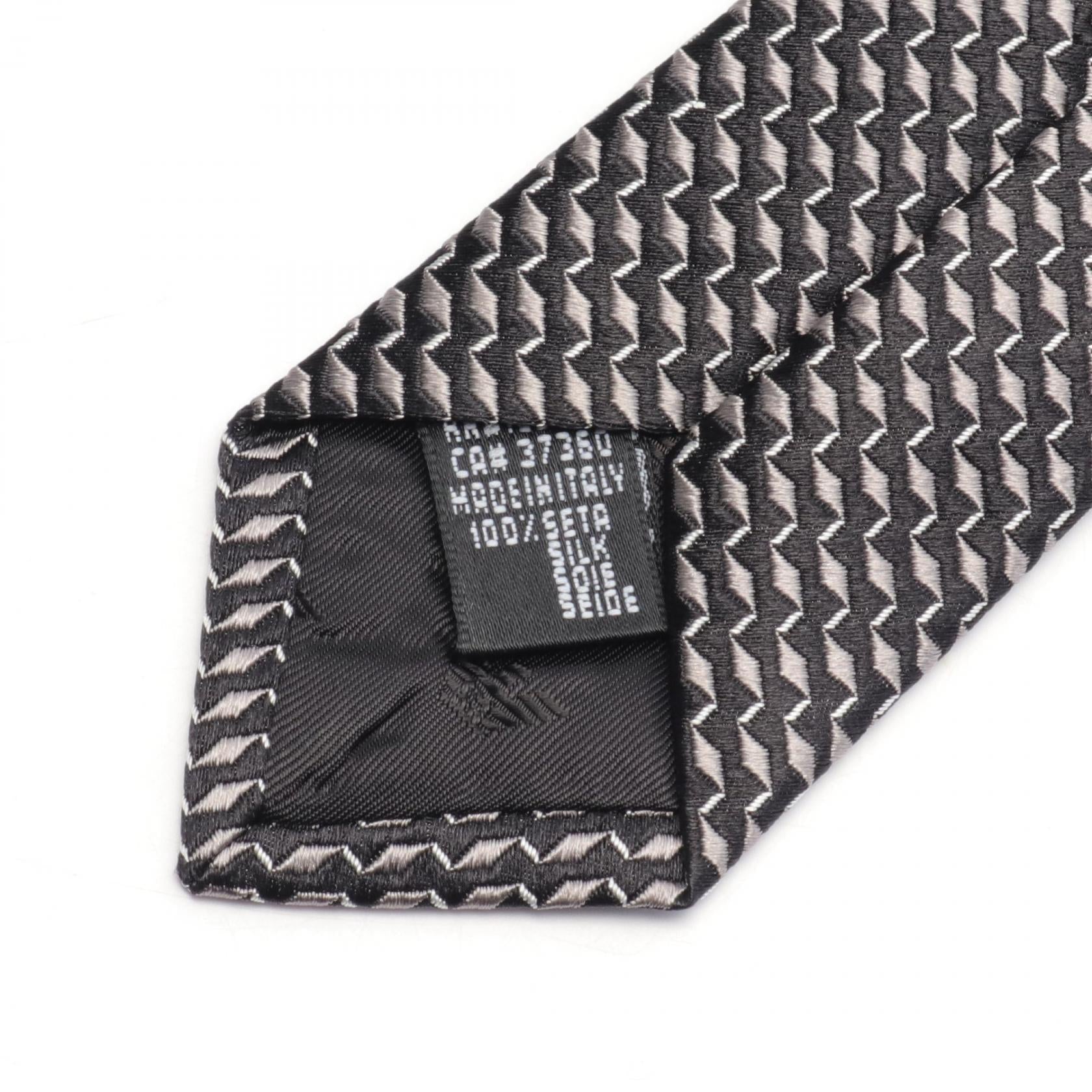 Emporio Armani Silk Tie Gray/Black