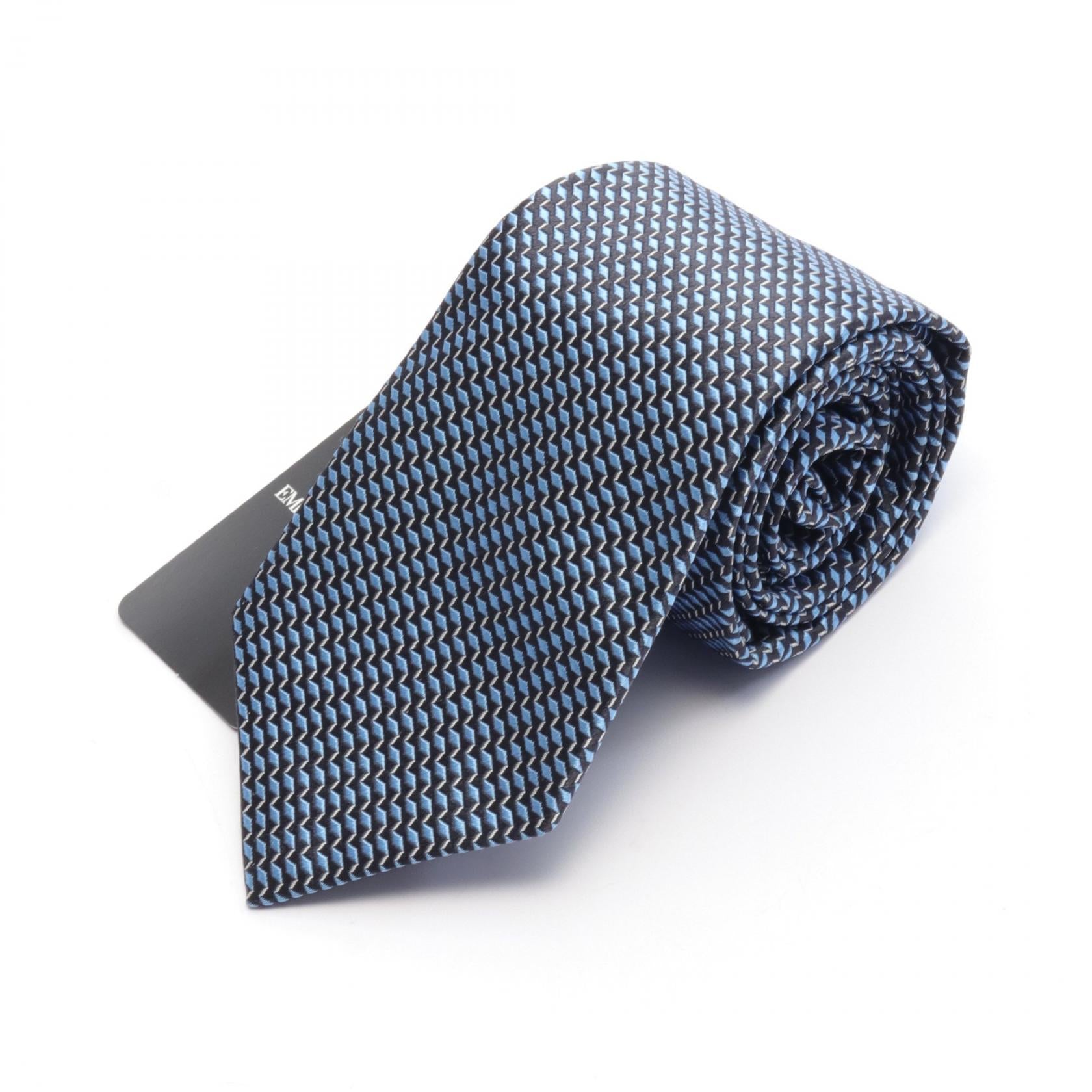 Emporio Armani Silk Tie Blue/Black