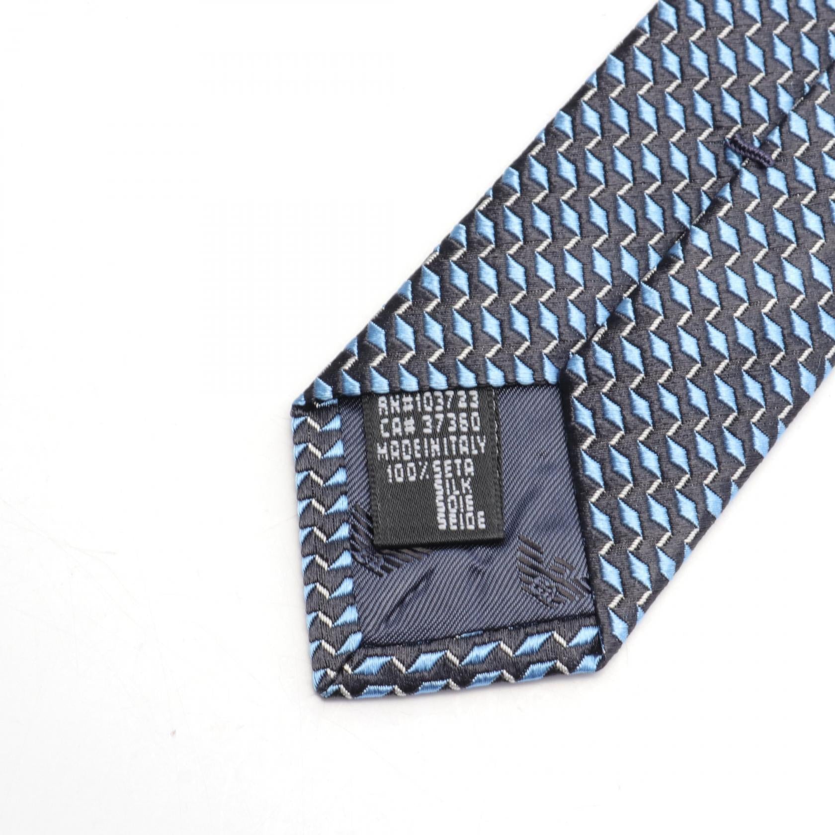 Emporio Armani Silk Tie Blue/Black