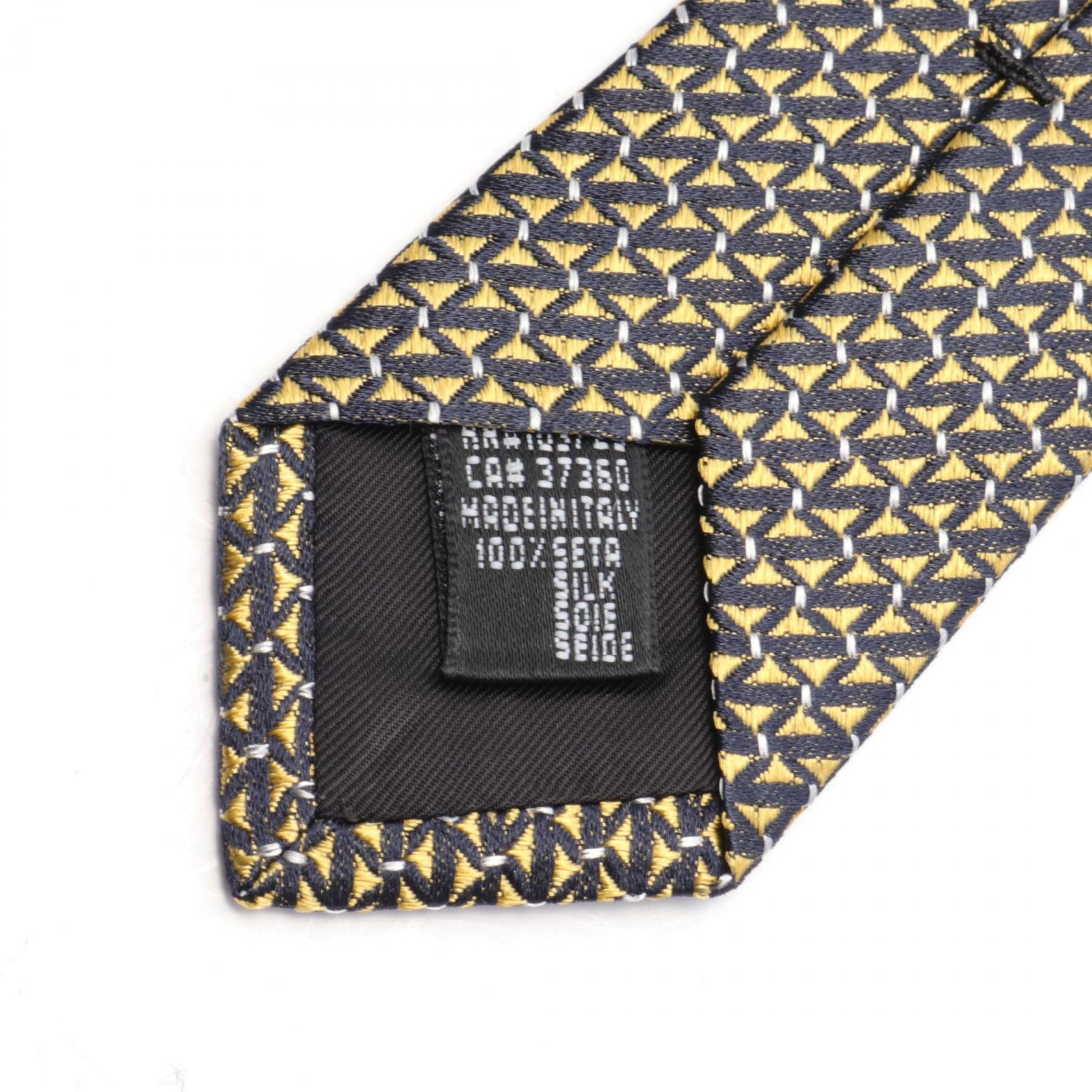 Emporio Armani Silk Tie Yellow/Black