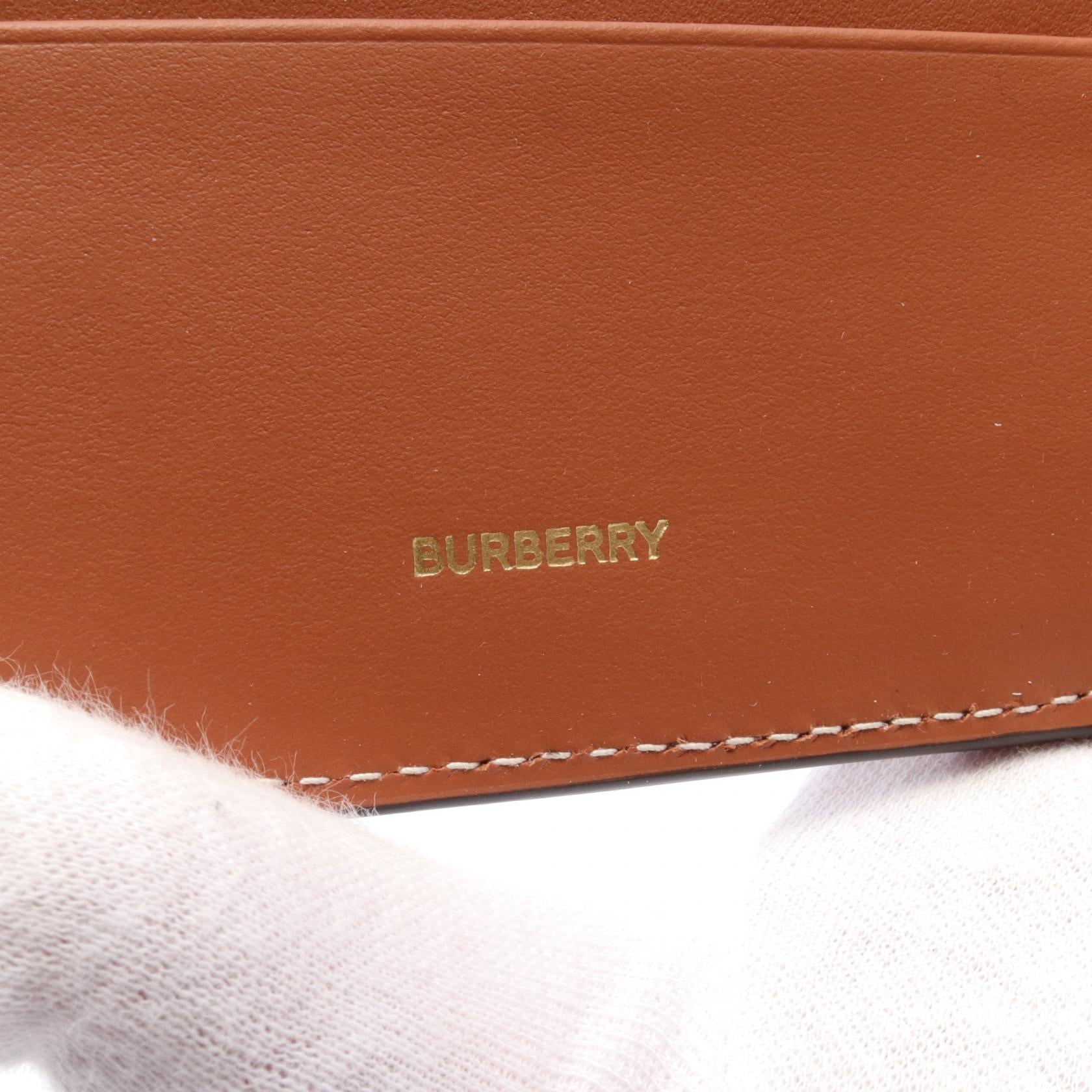 Burberry Archive Check Card Case PVC Canvas