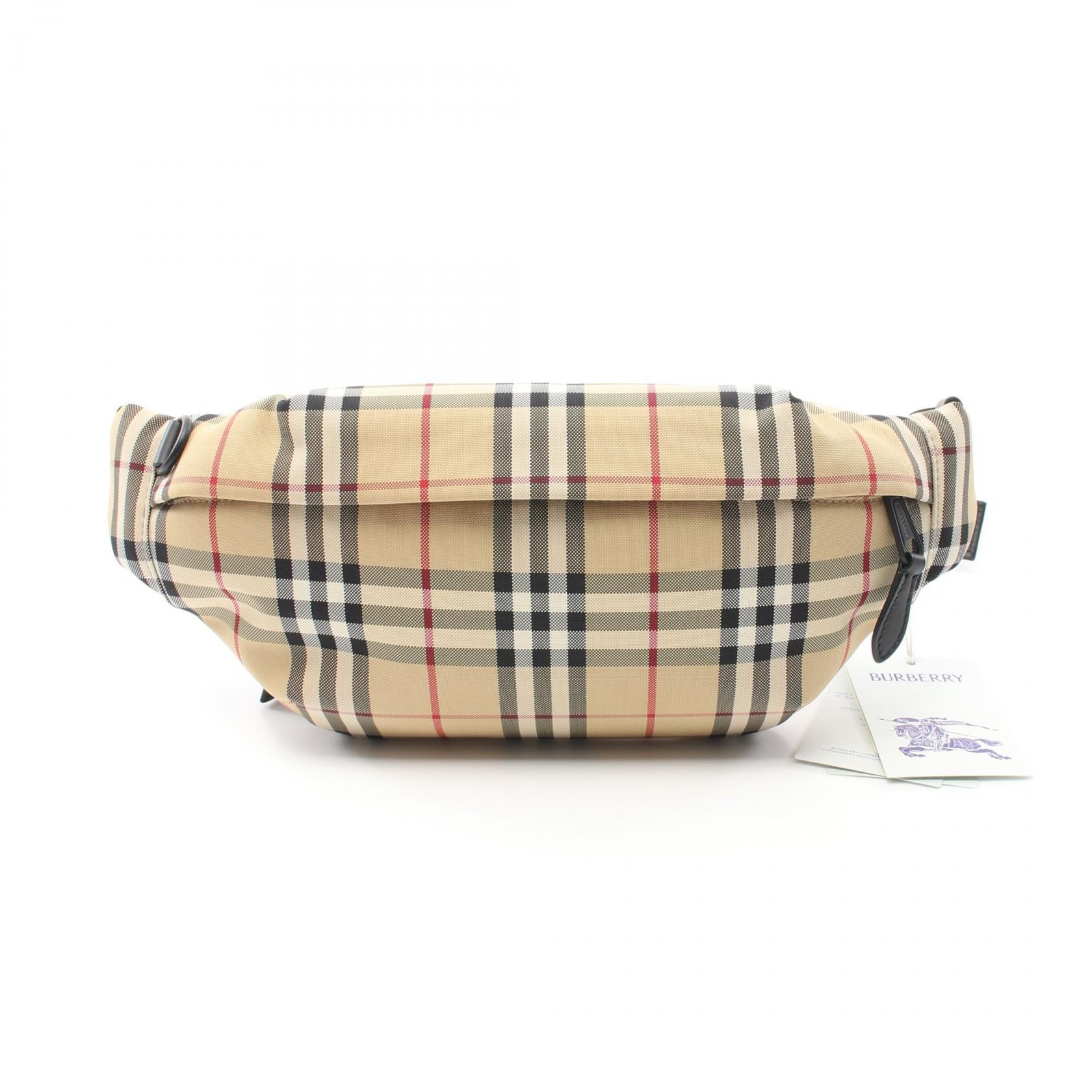 Burberry Canvas Leather Waist Bag 8084114