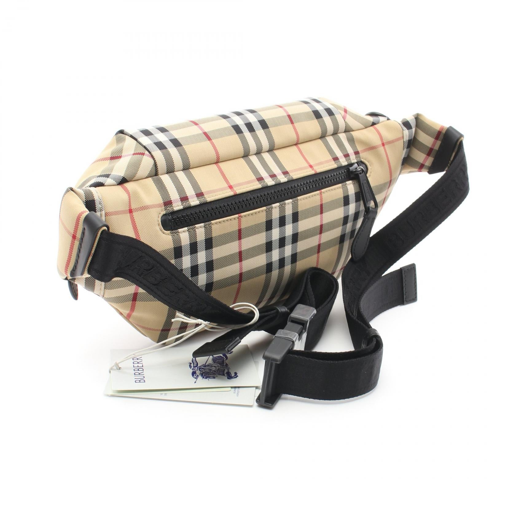 Burberry Canvas Leather Waist Bag 8084114