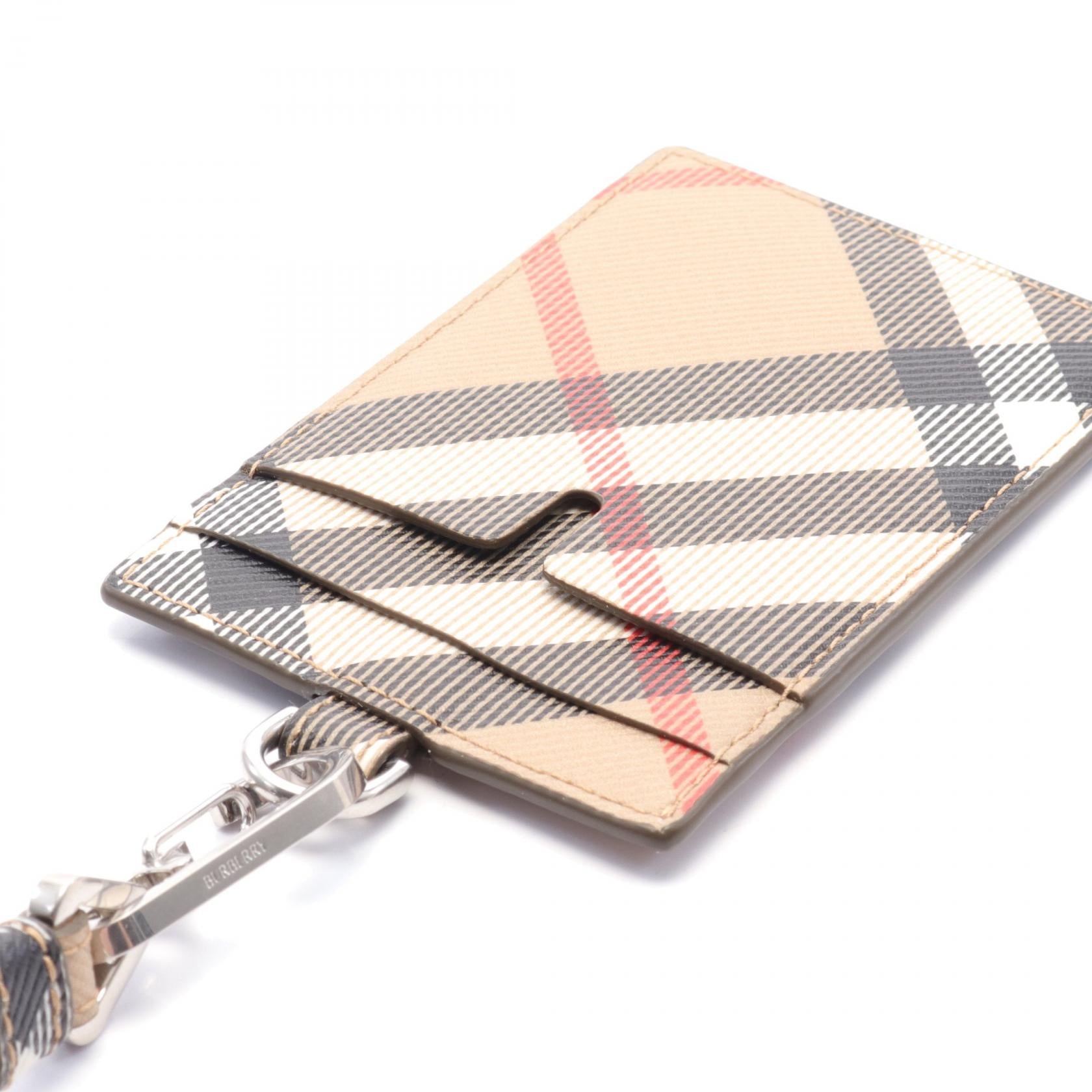 Burberry Card Case PVC Coated Canvas 8095694