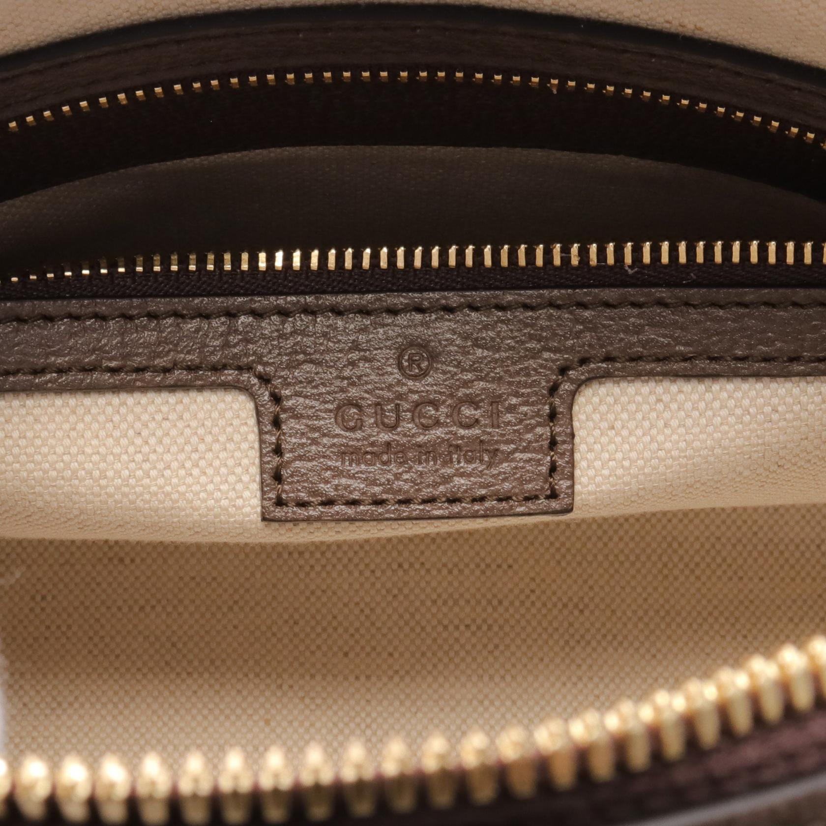 Gucci Ophidia GG Supreme Small Top Handle Bag