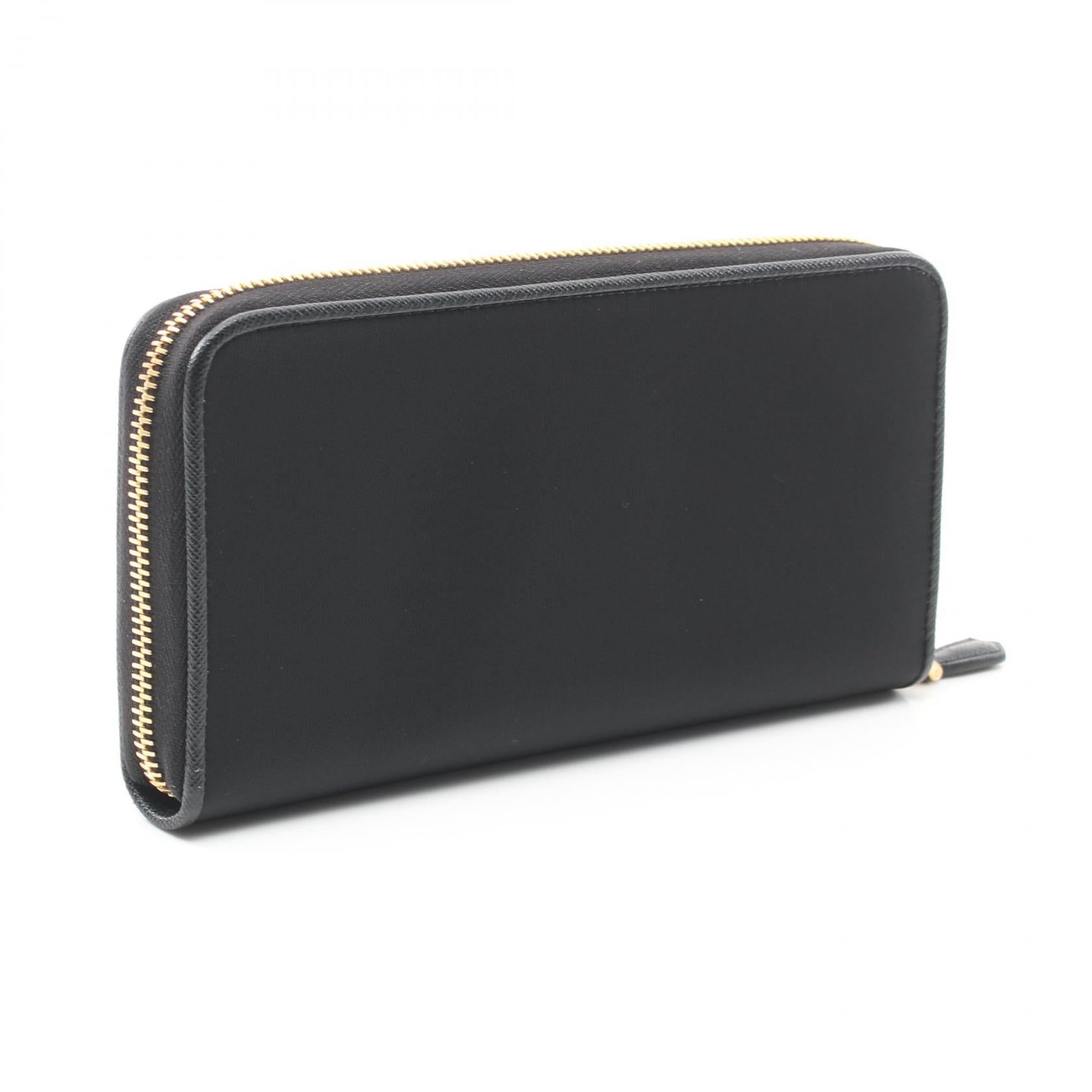 Prada Nylon Saffiano Leather Wallet