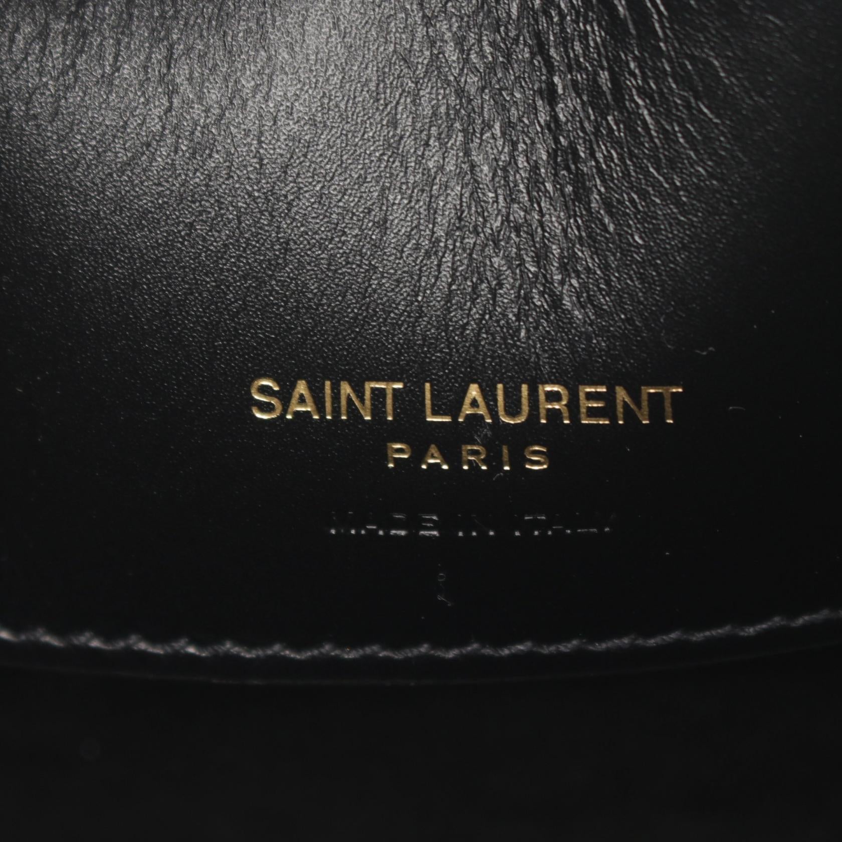 Saint Laurent Le 37 Leather Handbag Black