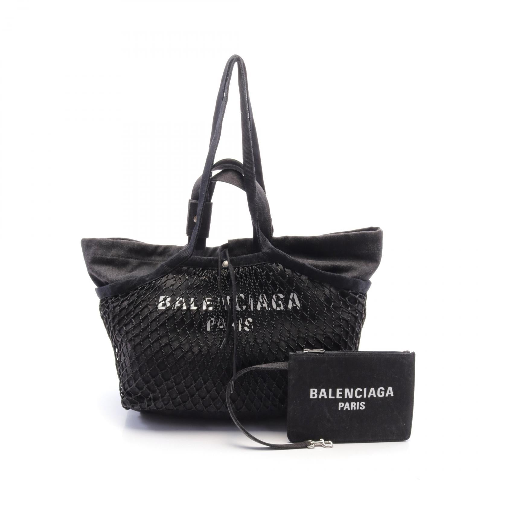 Balenciaga 24/7 Medium Tote Bag Denim Nylon