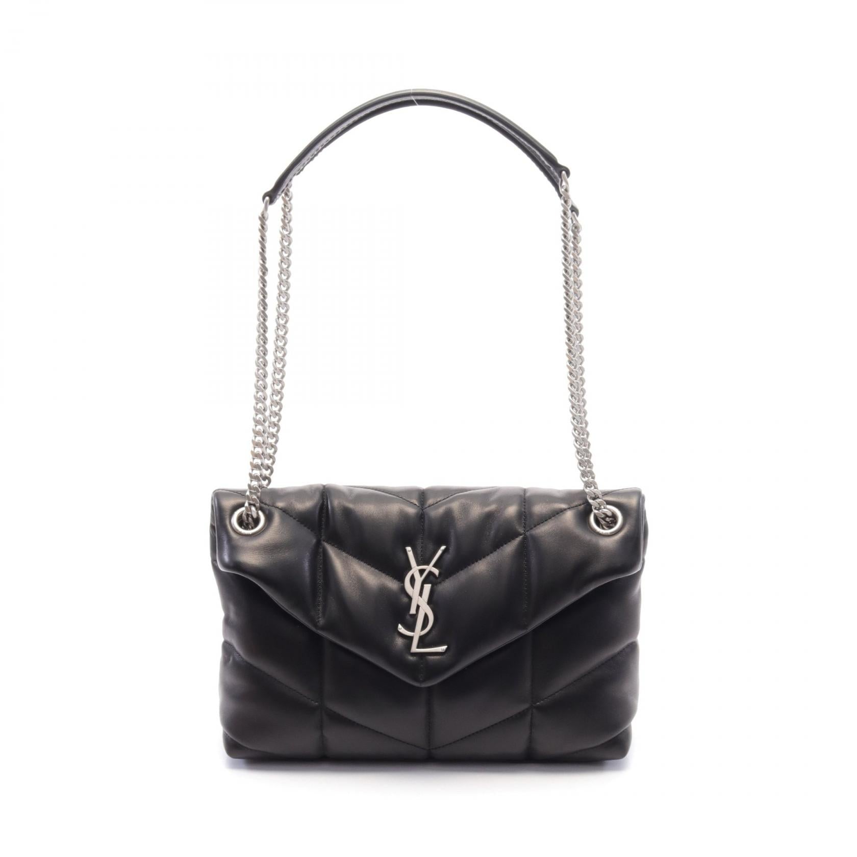 Saint Laurent Loulou Puffer Leather Shoulder Bag