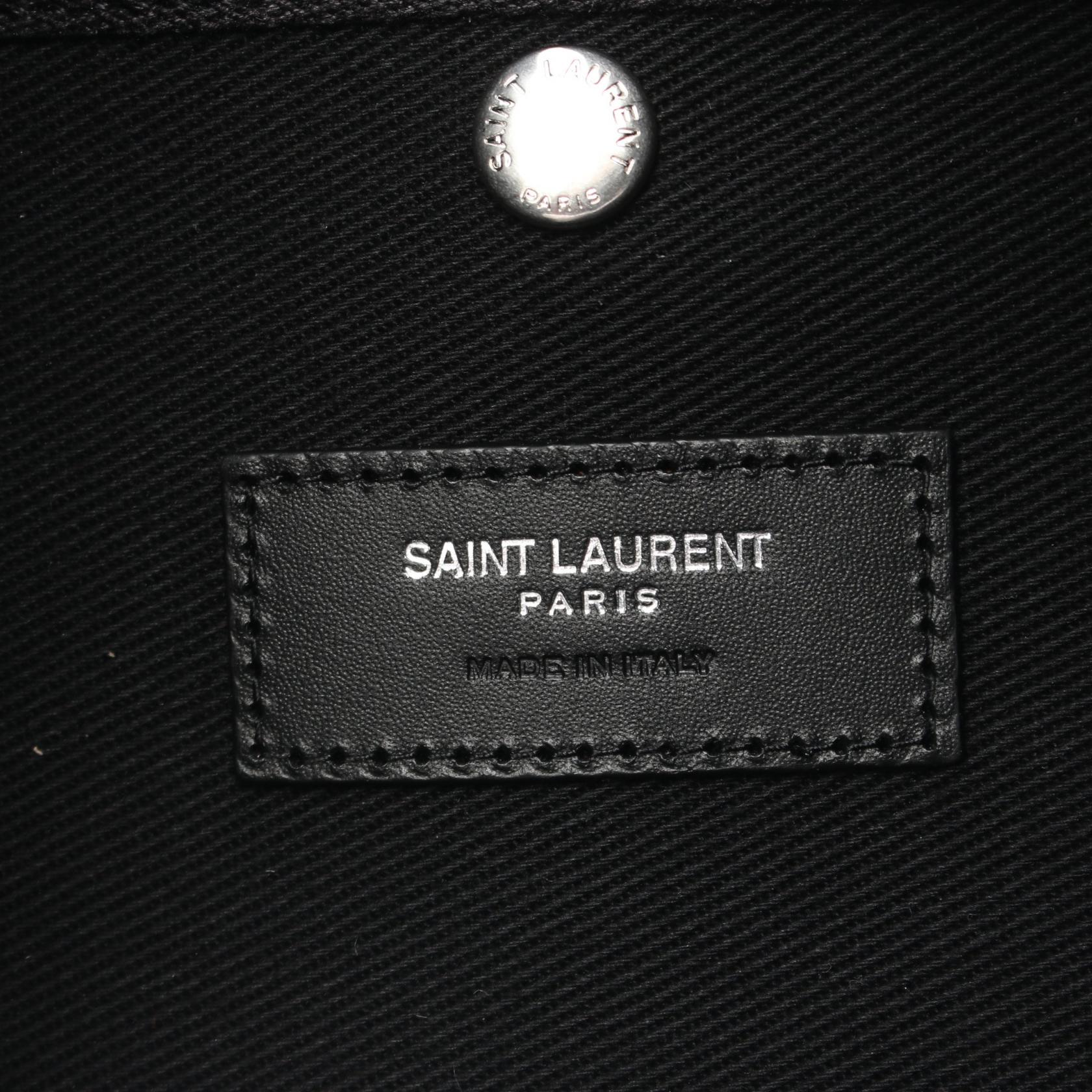 Saint Laurent Canvas Rive Gauche Sling Backpack