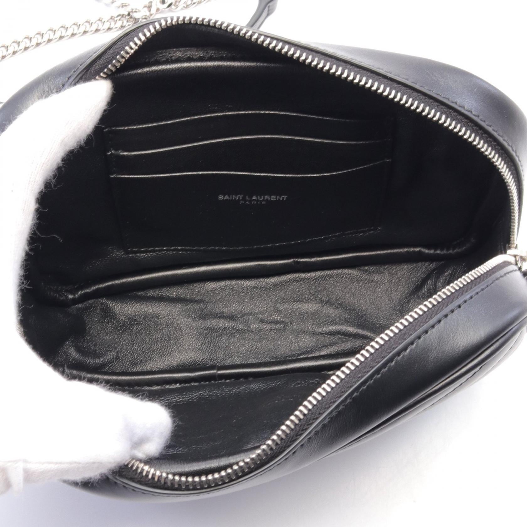 Saint Laurent Lou Mini Leather Shoulder Bag