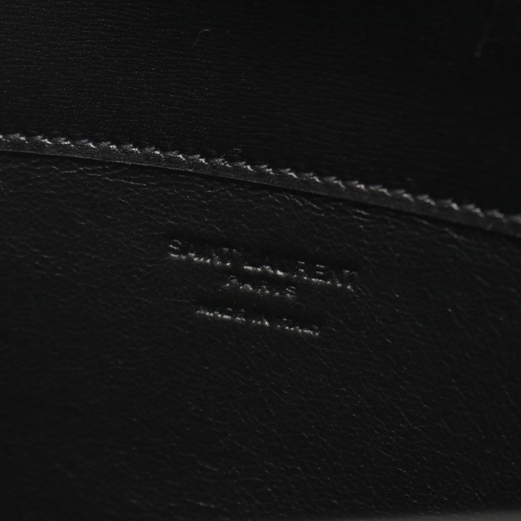 Saint Laurent Voltaire Leather Handbag Black