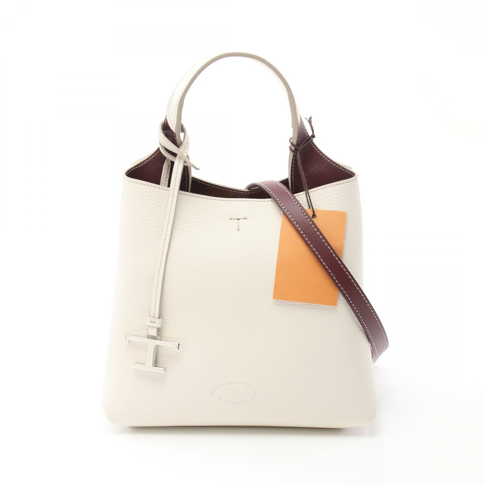 Tod's Leather Handbag White XBWAPAA9100QNK9P09