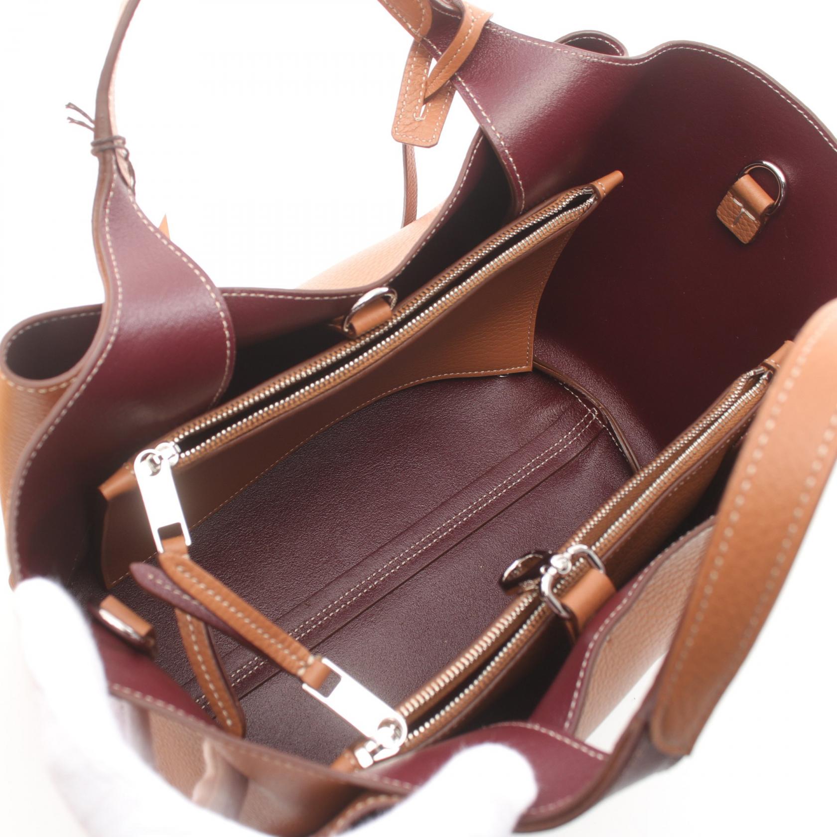 Tod's Leather Tote Bag Brown