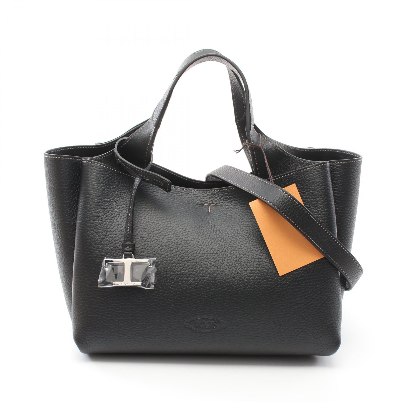 Tod's Leather Handbag Black XBWAPAFL100QRIB999