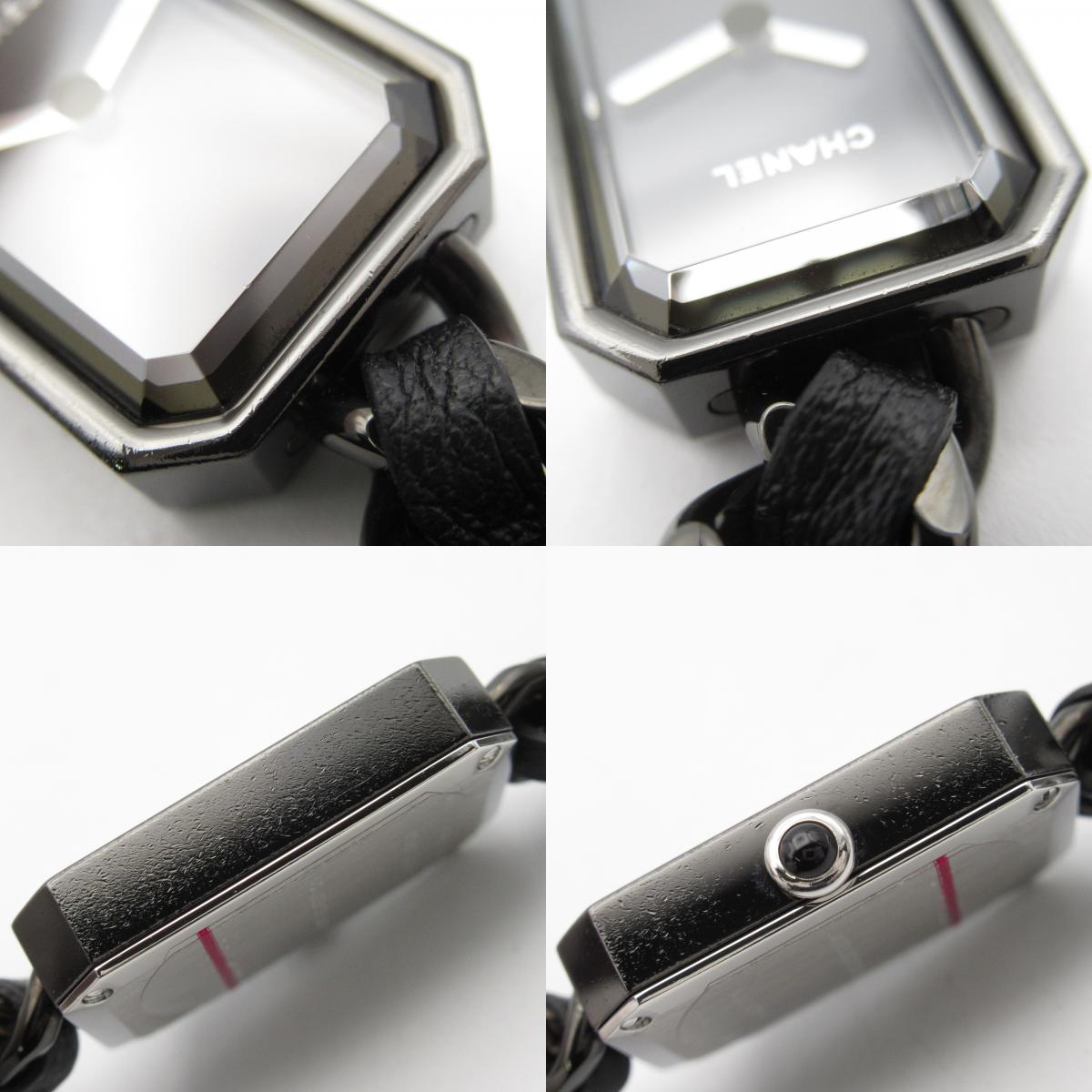 Chanel Premiere Rock Watch Stainless Steel Leather