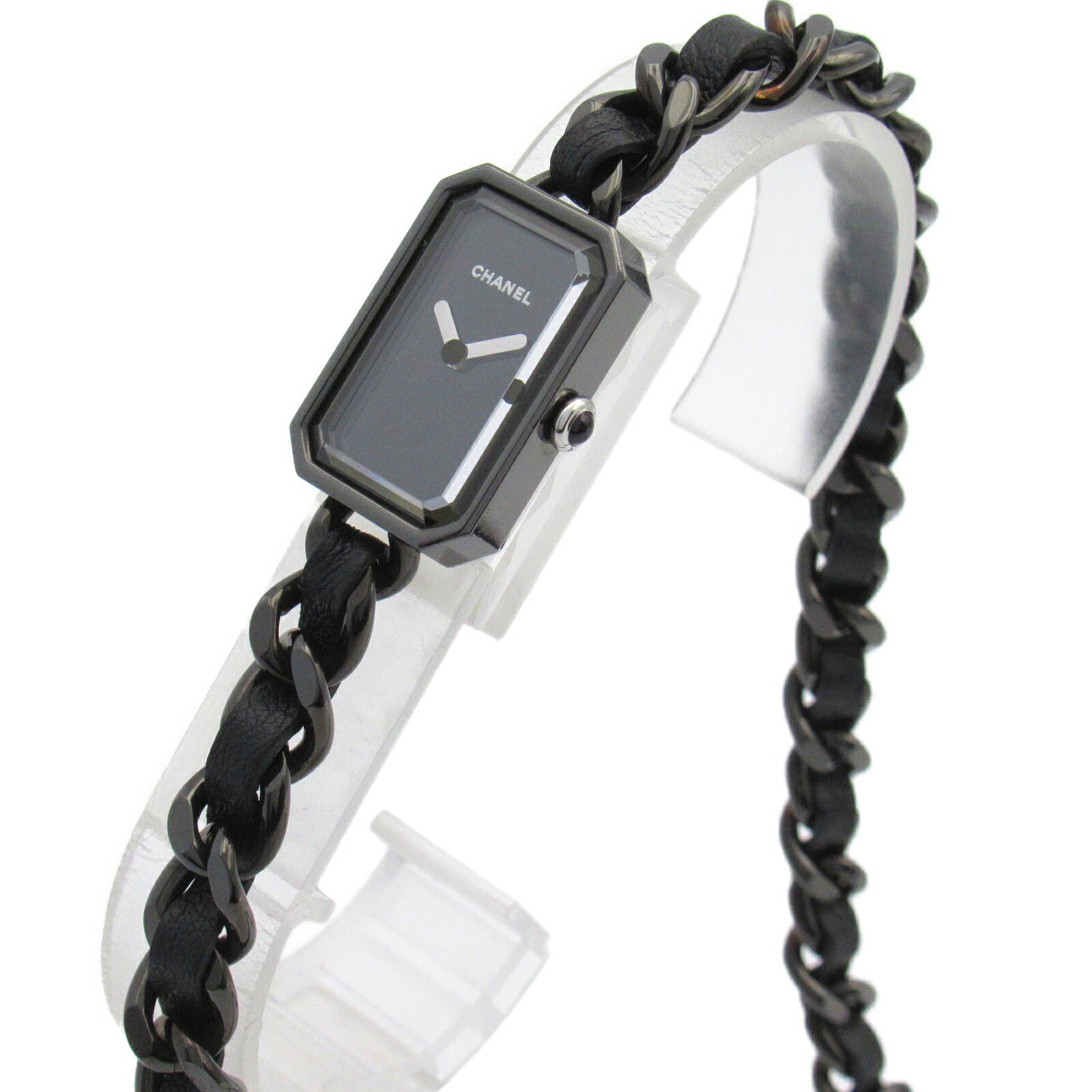 Chanel Premiere Rock Watch Stainless Steel Leather