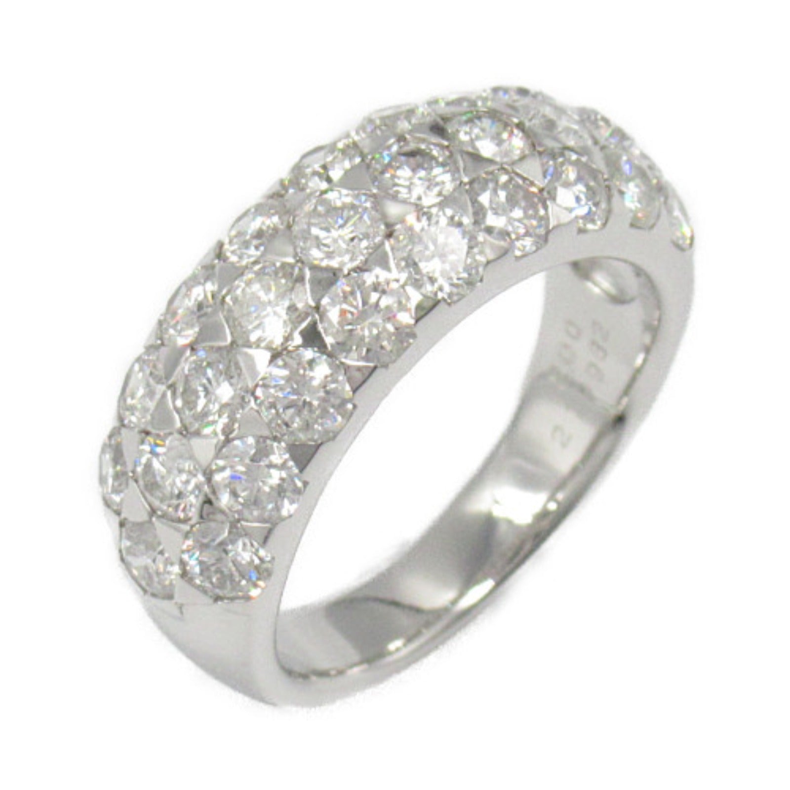 K18WG White Gold Diamond Ring