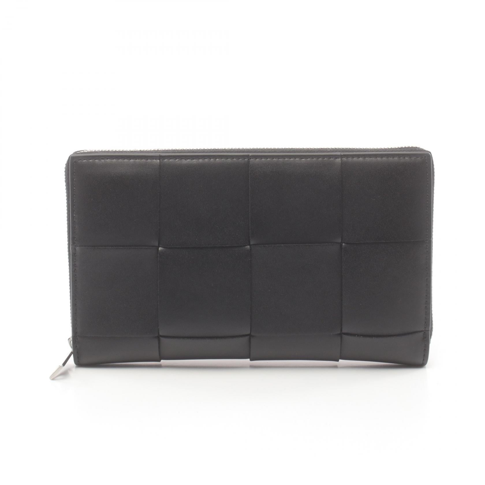 Bottega Veneta Leather Maxi Intrecciato Wallet