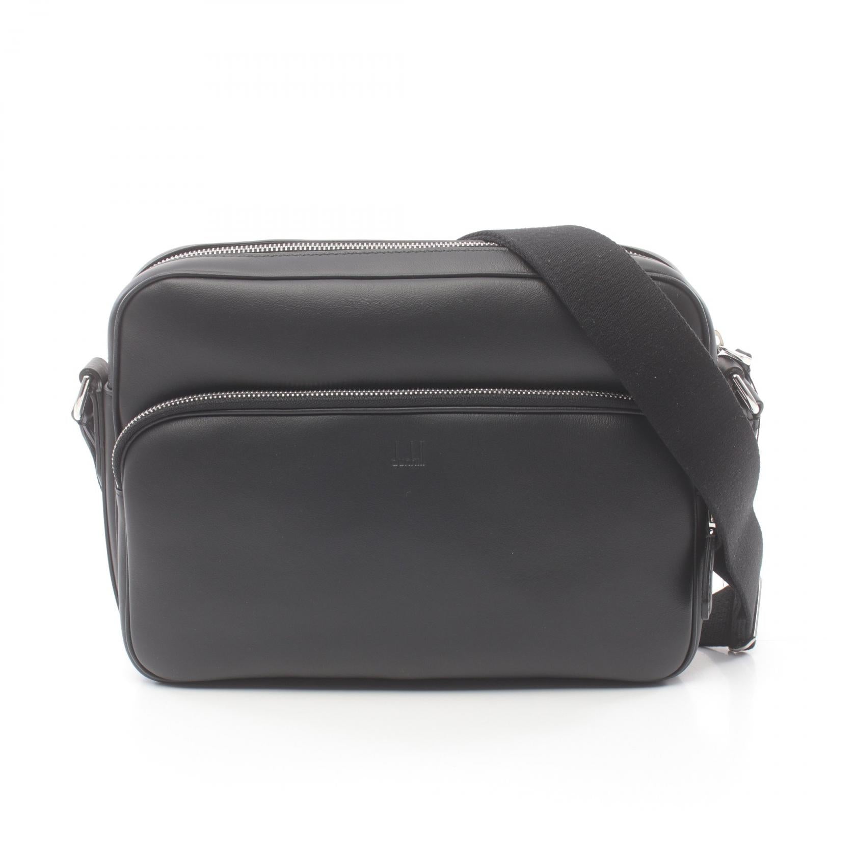 Dunhill Leather Shoulder Bag Black