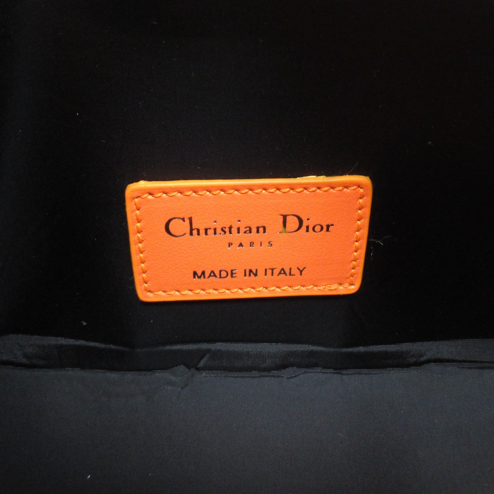 Dior Travel Nomad Pouch Small Leather Fabric