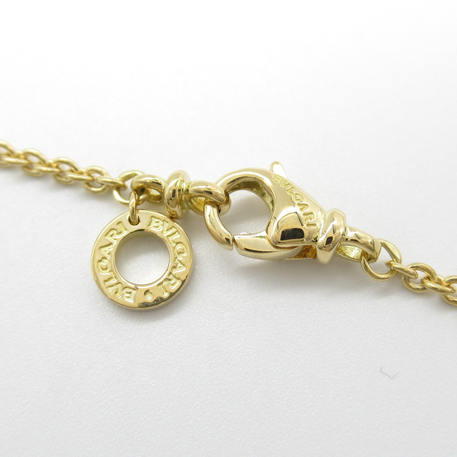 Bvlgari K18 Gold Ingot Necklace