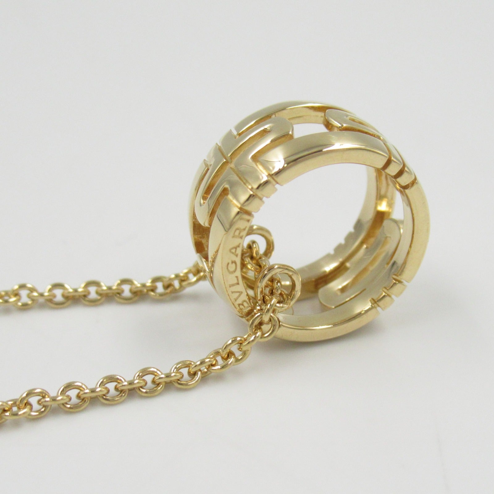 Bvlgari Open Parentesi Necklace K18 Yellow Gold