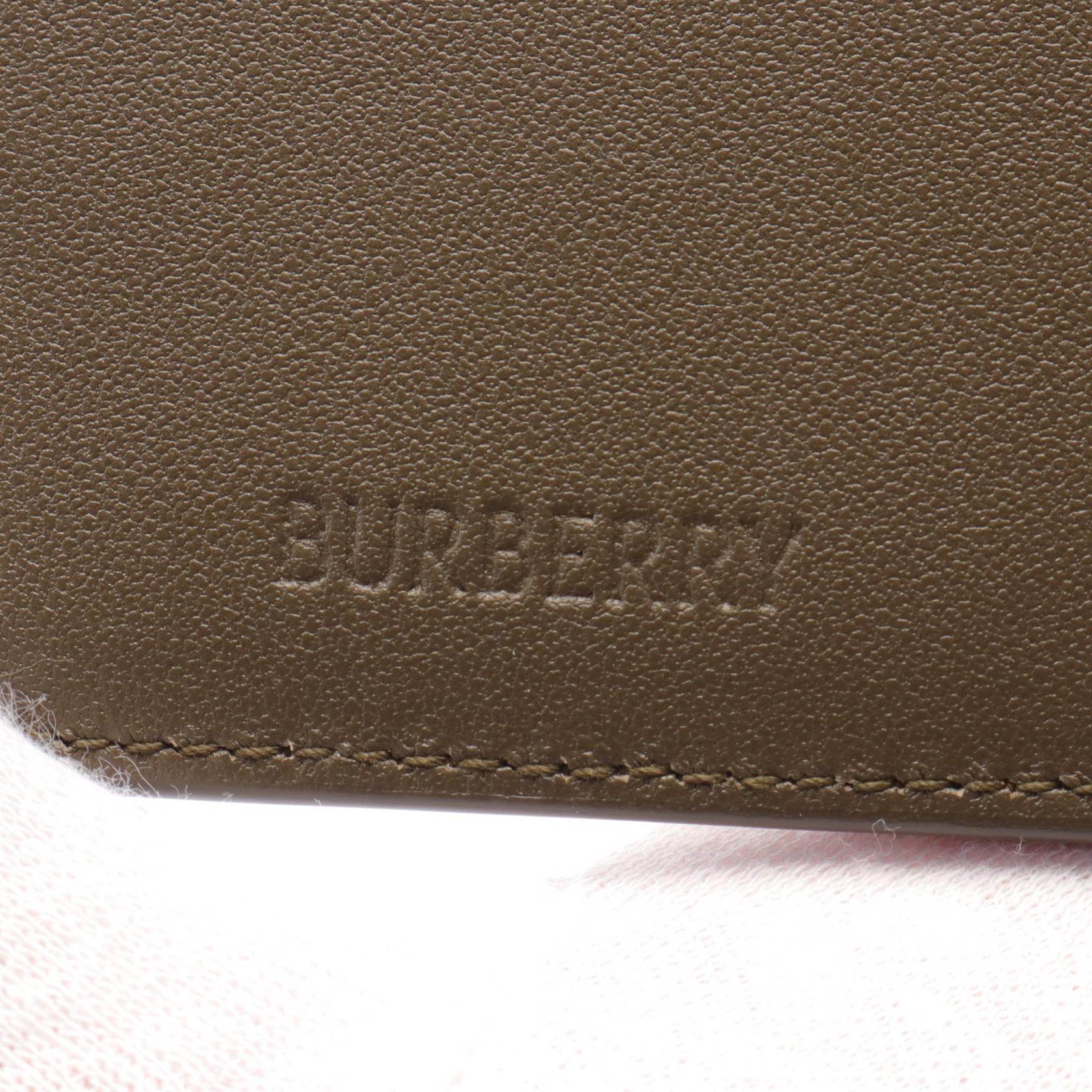 Burberry Vintage Check Card Case PVC Canvas