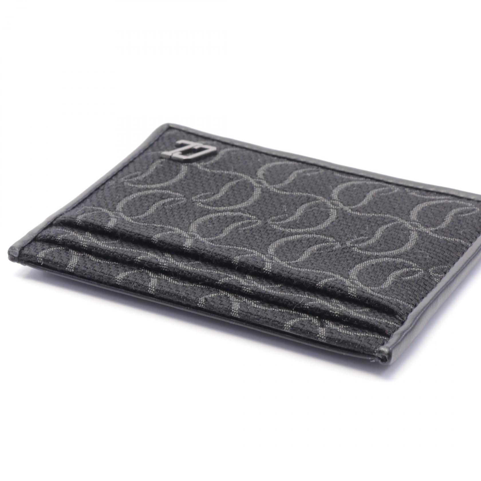 Christian Louboutin Canvas Leather Card Case