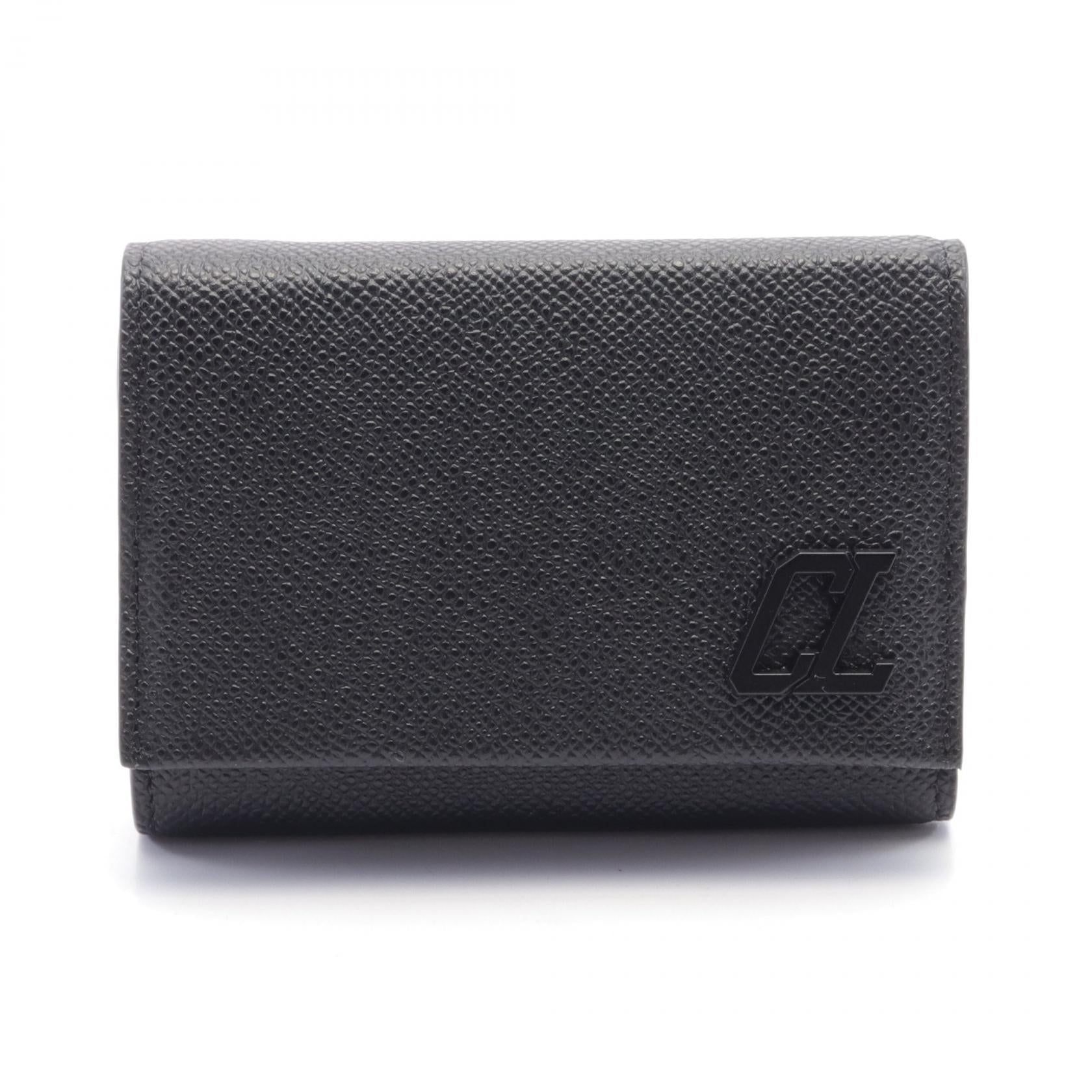 Christian Louboutin Groovy Leather Wallet Black