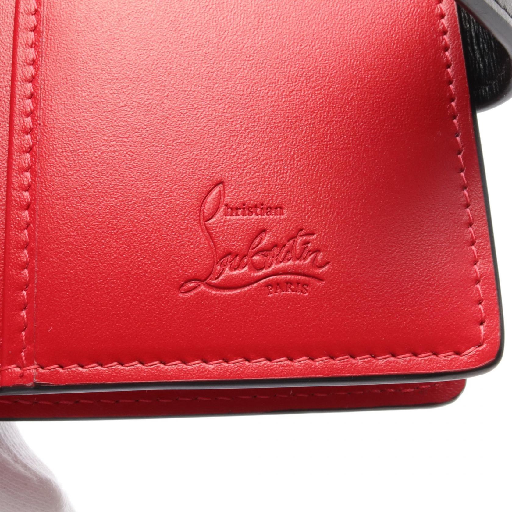 Christian Louboutin LOUBI54 Leather Wallet Black