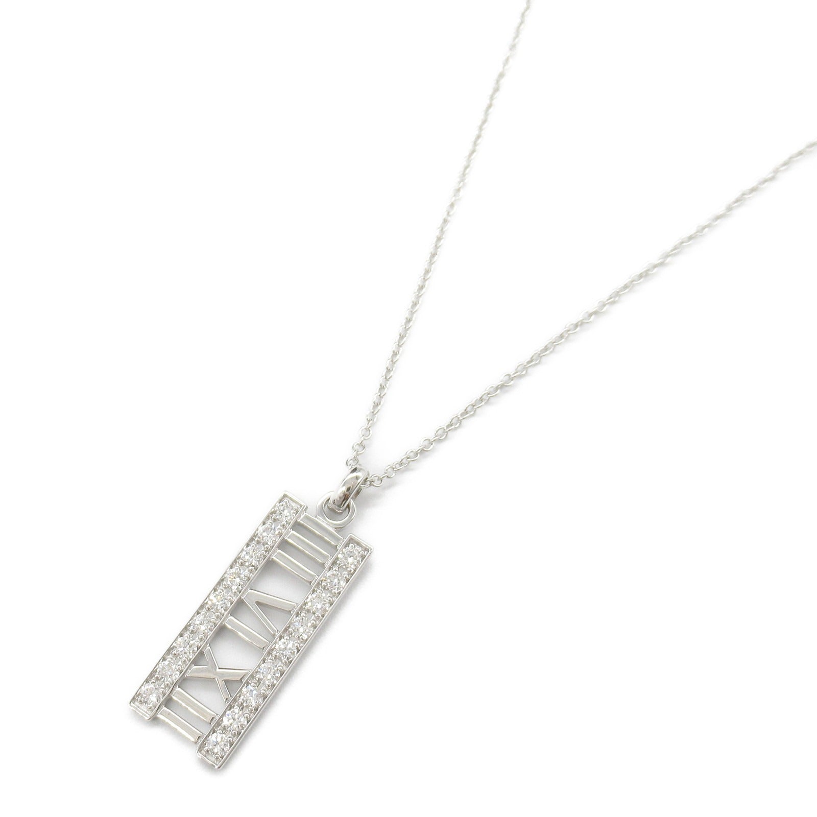 Tiffany & Co Atlas Open Bar Diamond Necklace