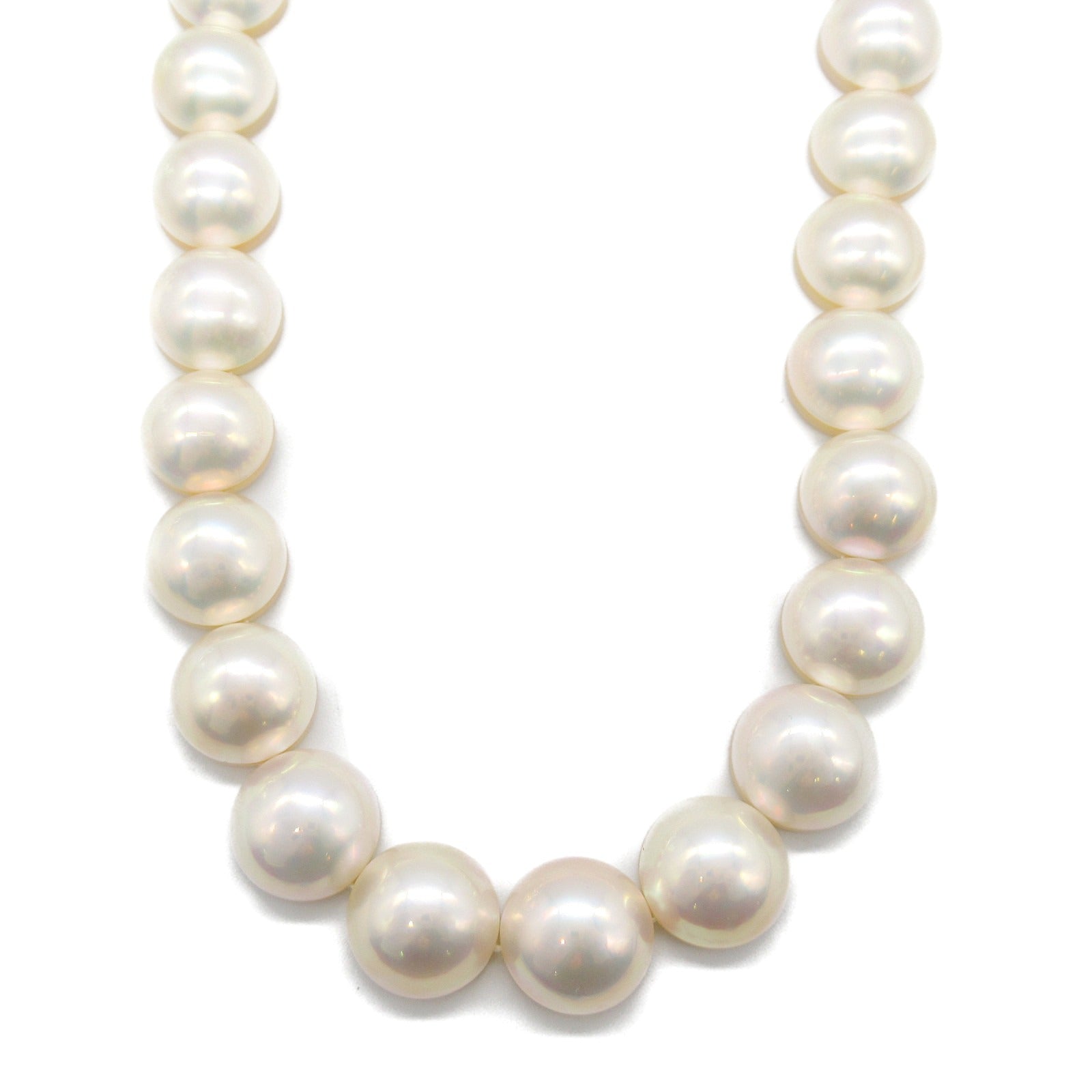 Tasaki Mabe Pearl Silver Necklace