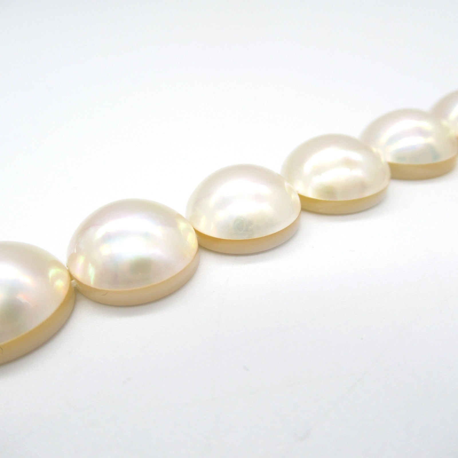 Tasaki Mabe Pearl Silver Necklace