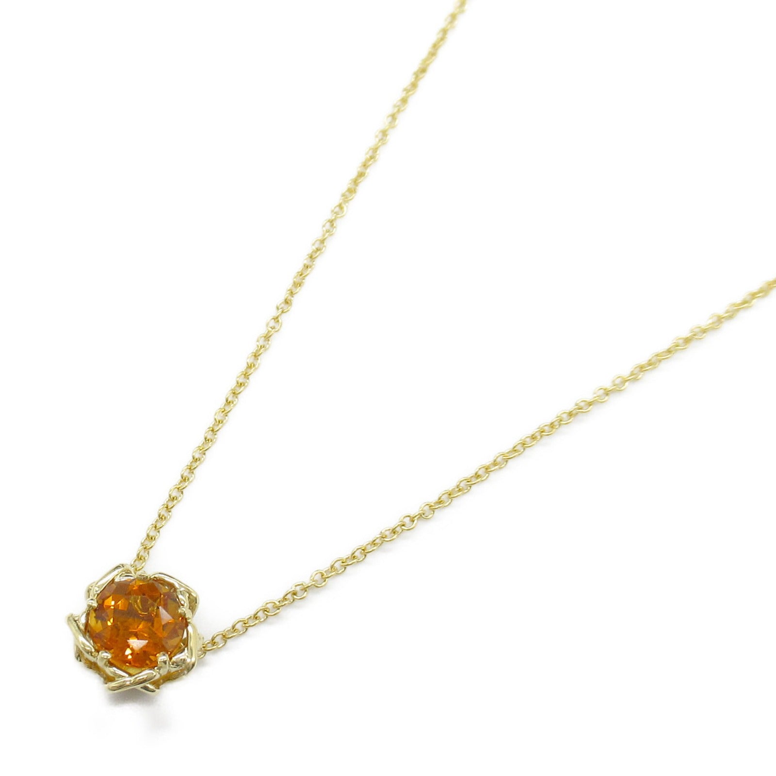 Tiffany & Co Citrine Necklace K18 Yellow Gold