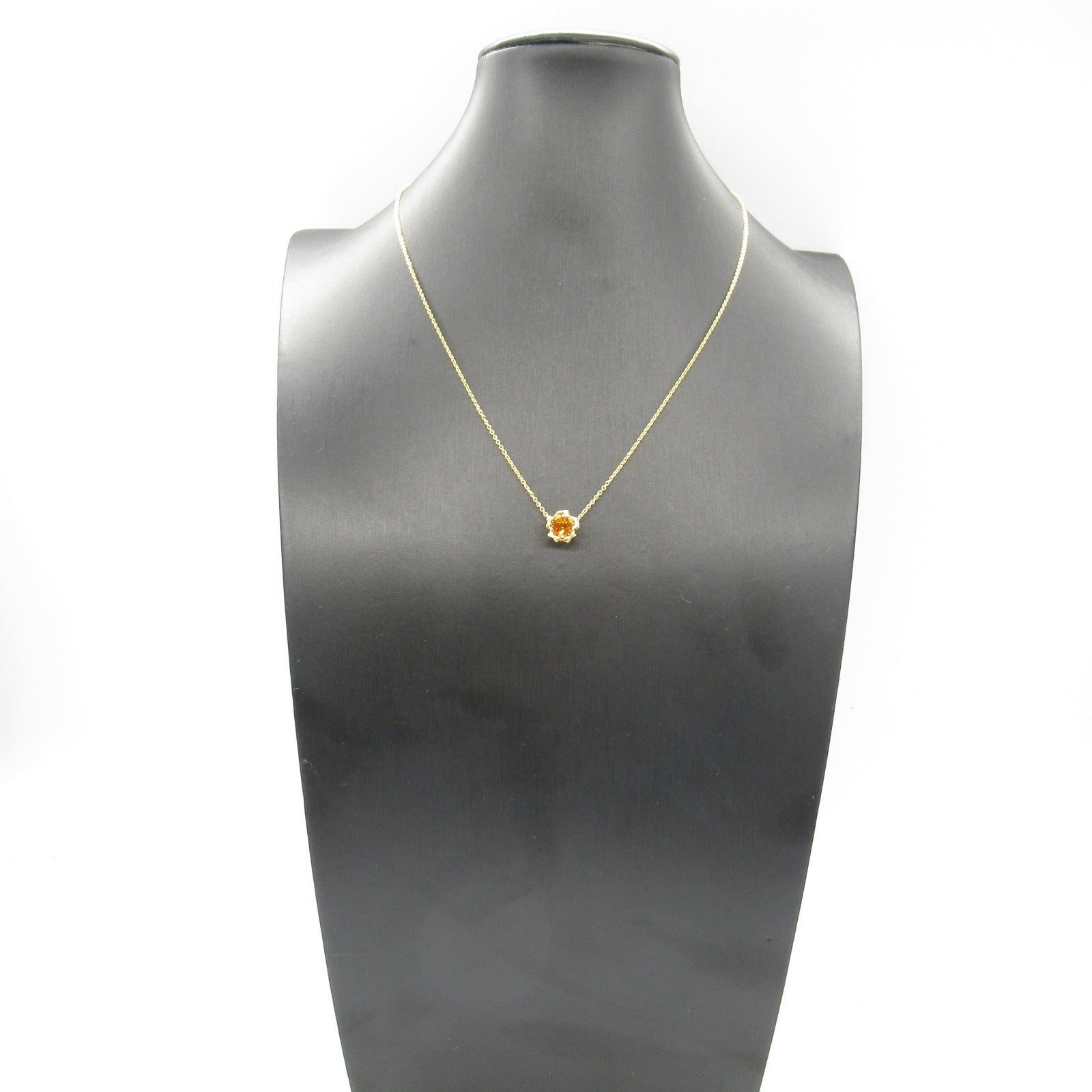 Tiffany & Co Citrine Necklace K18 Yellow Gold