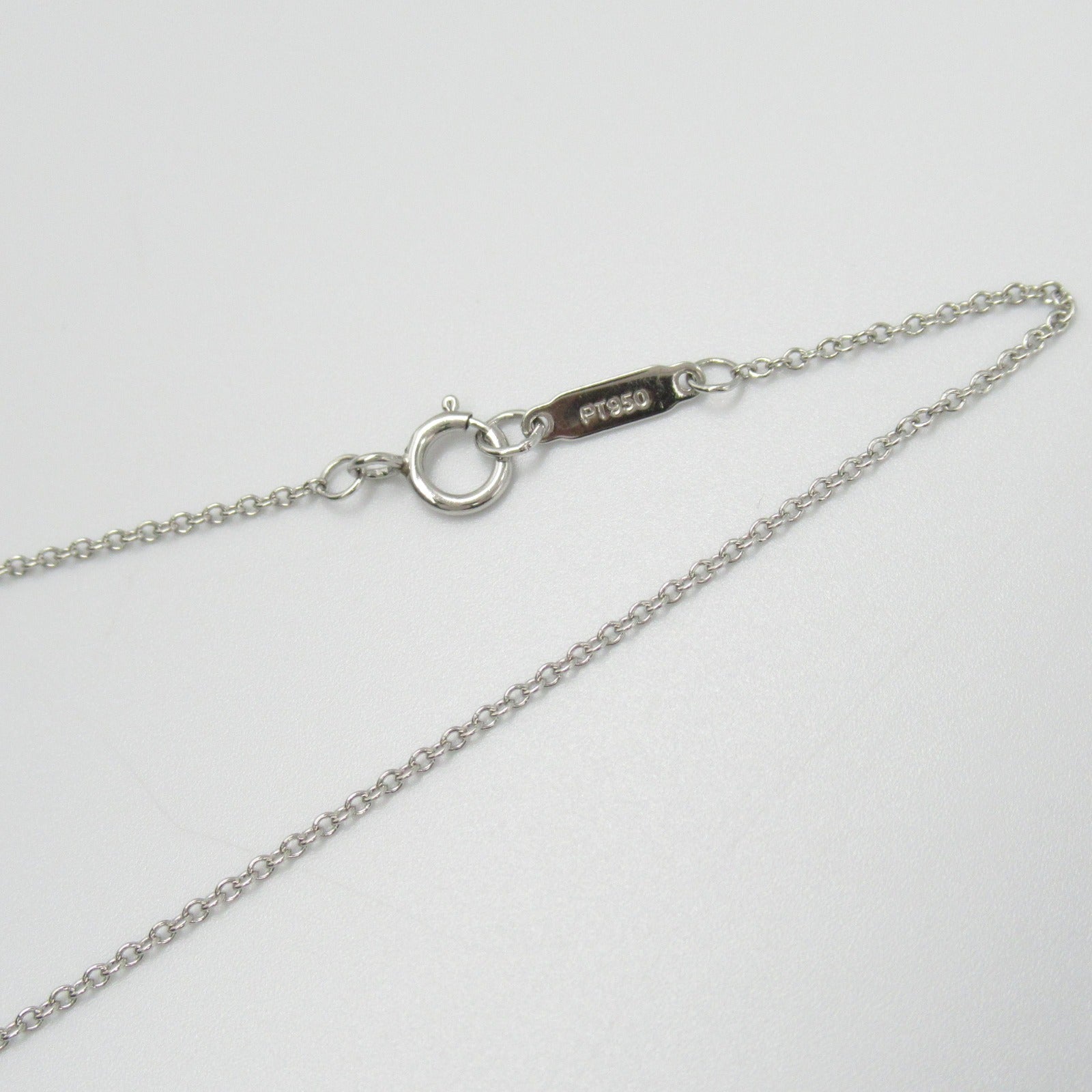 Tiffany & Co Platinum Diamond Solitaire Necklace