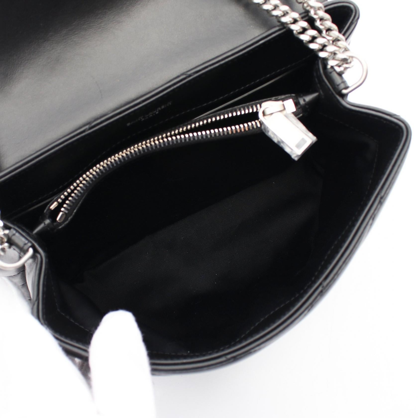 Saint Laurent Cassandra Leather Shoulder Bag